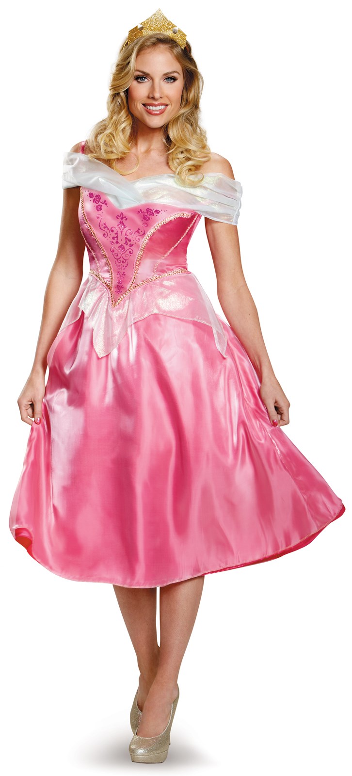Disney Princess Womens Deluxe Aurora Costume