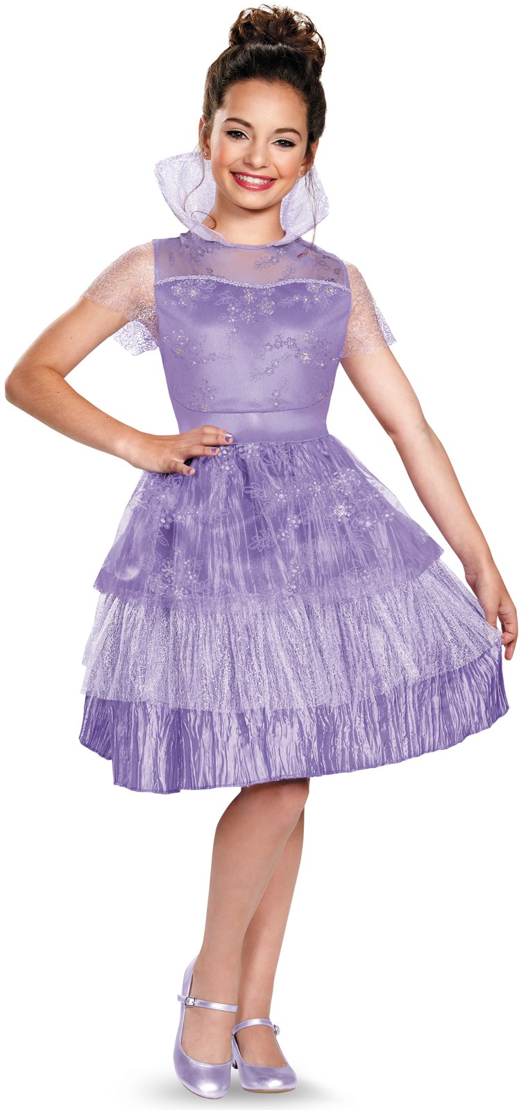 Disneys Descendants: Girls Deluxe Mal Coronation Costume
