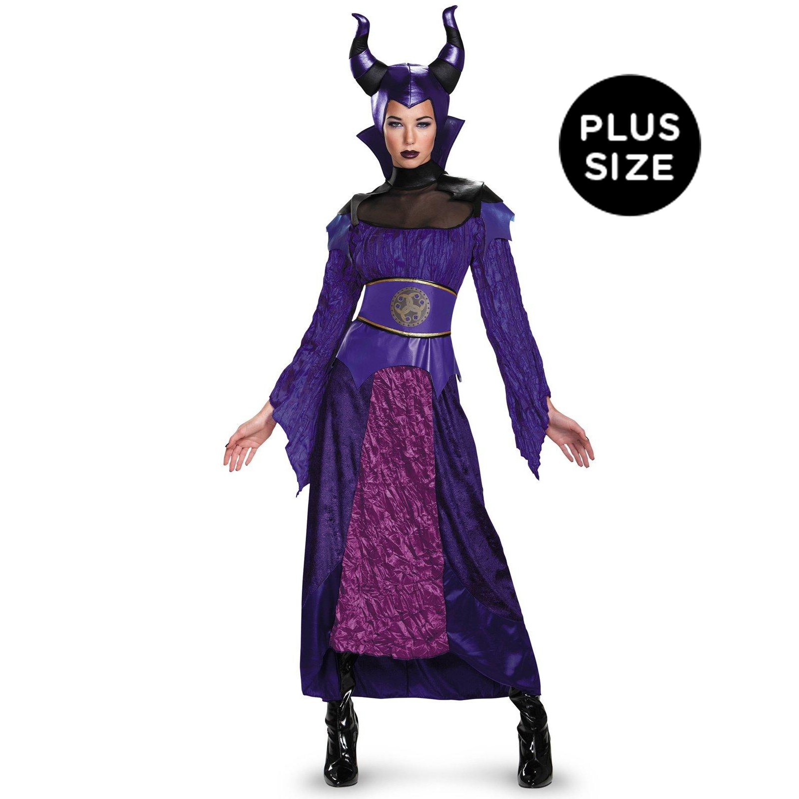 Disneys Descendants: Womens Deluxe Maleficent Plus Size Costume