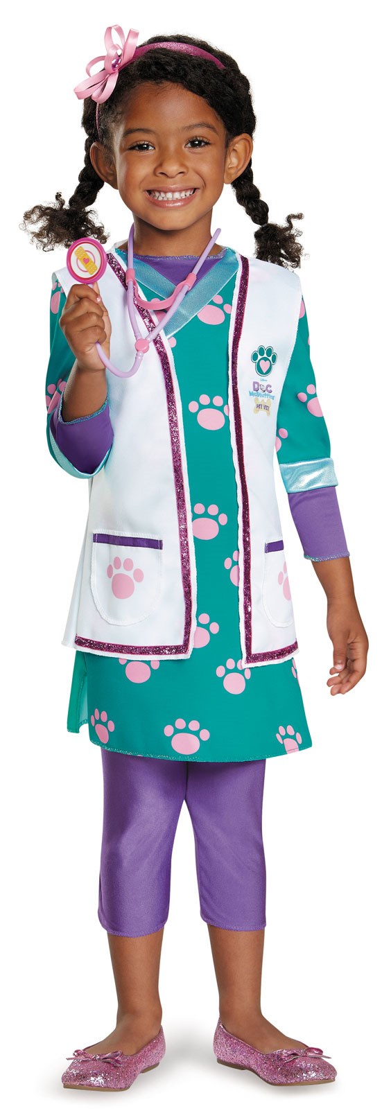 Doc McStuffins Pet Vet Deluxe Costume For Girls