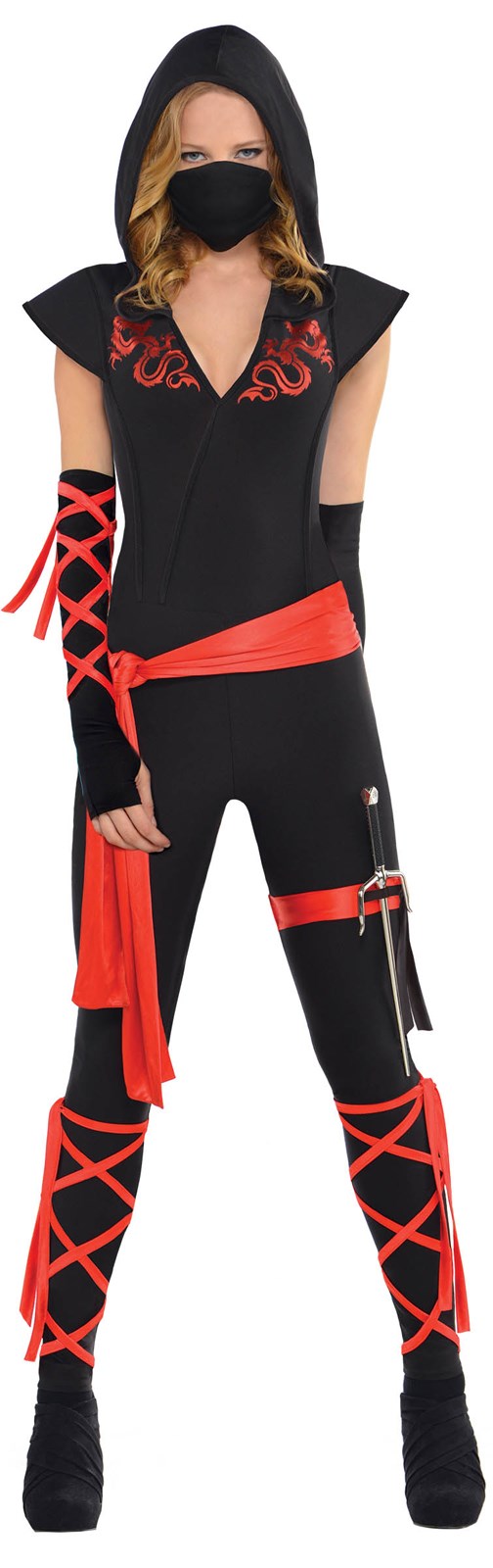 Dragon Fighter Ninja Costume For Women