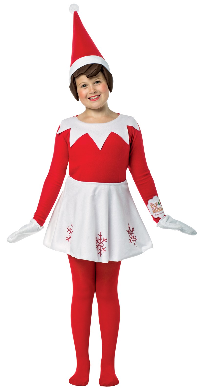 Elf on the Shelf Dress Costume For Girls