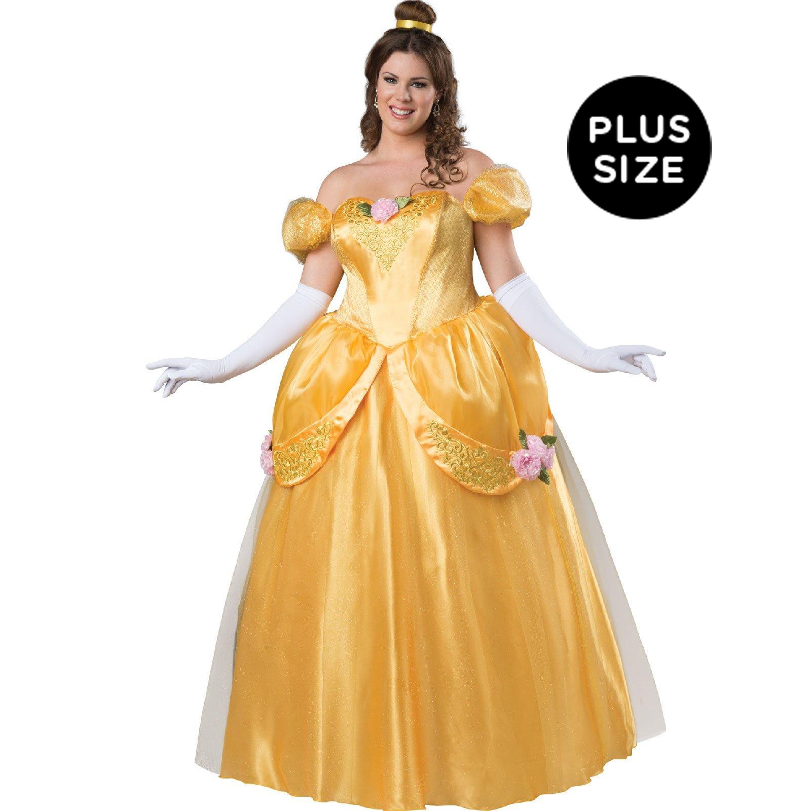 Elite Plus Size Yellow Fairytale Princess Costume