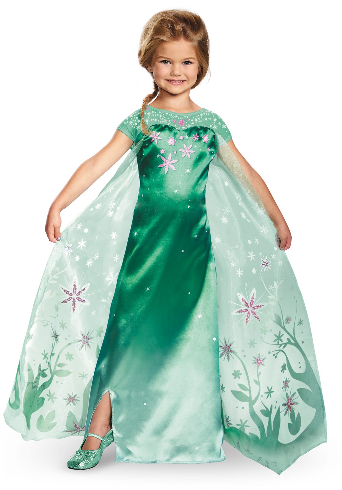 Elsa Frozen Fever Deluxe Costume For Toddlers