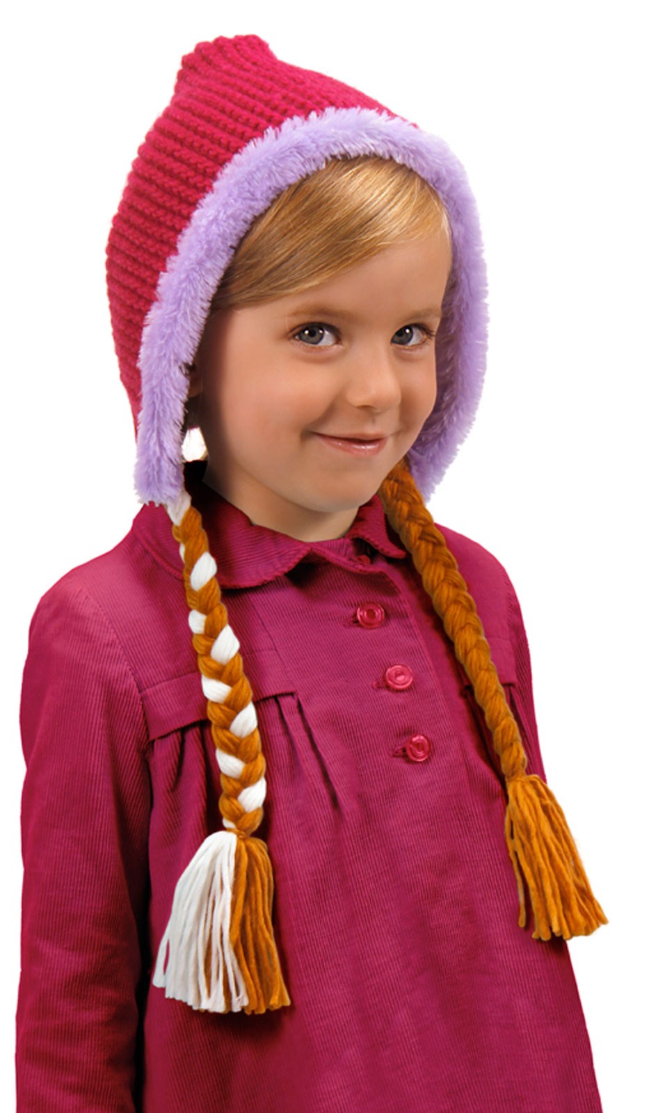 Frozen Anna Hoodie Hat For Girls