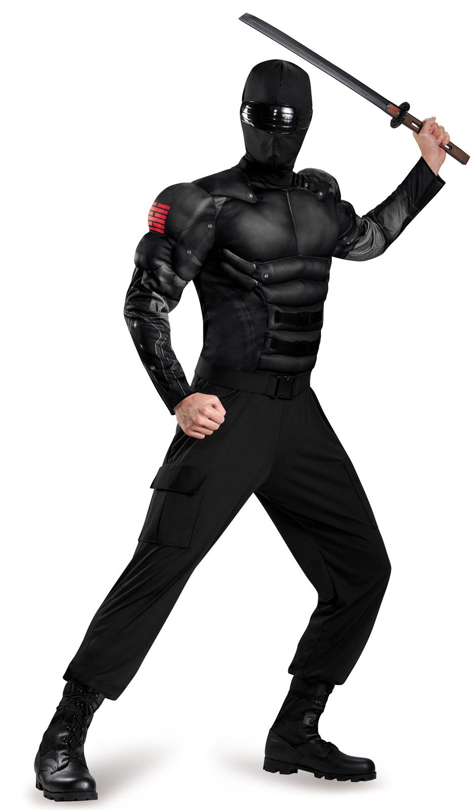 G.I. Joe: Adult Snake Eyes Muscle Costume