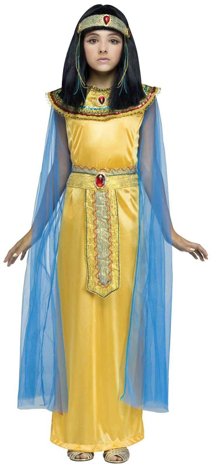 Girls Golden Cleopatra Costume