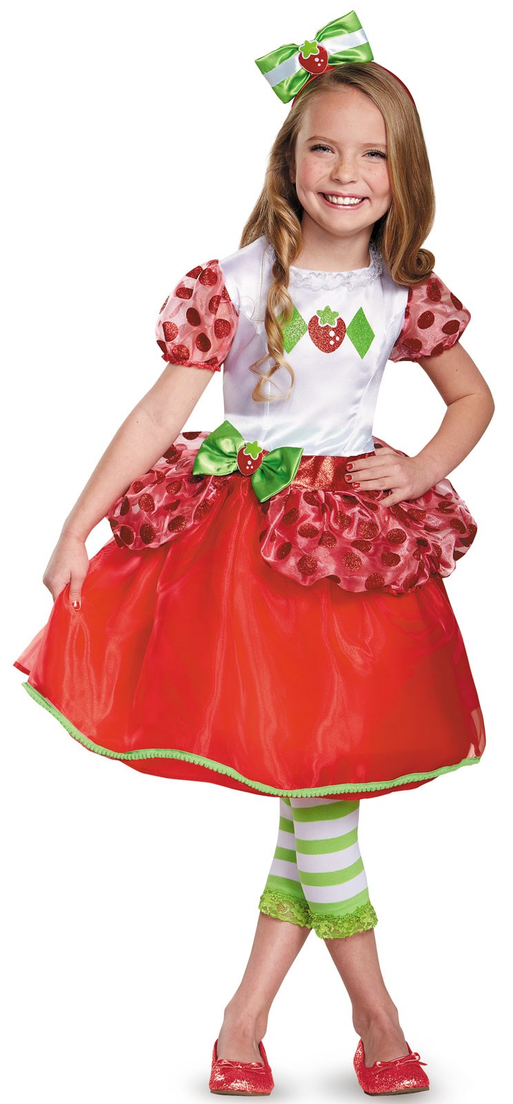 Girls Strawberry Shortcake Deluxe Costume