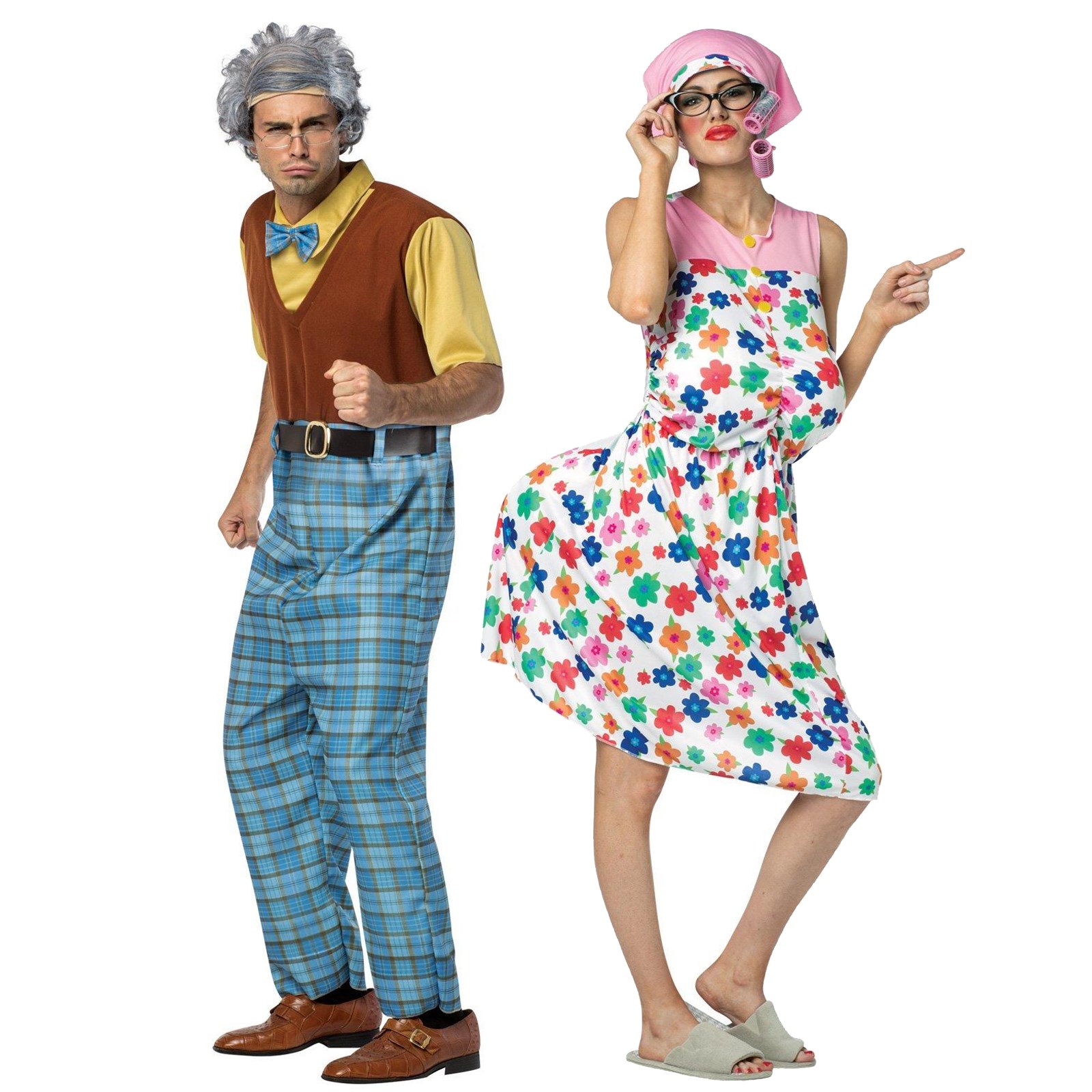 Grandma & Grandpa Adult Couples Costume