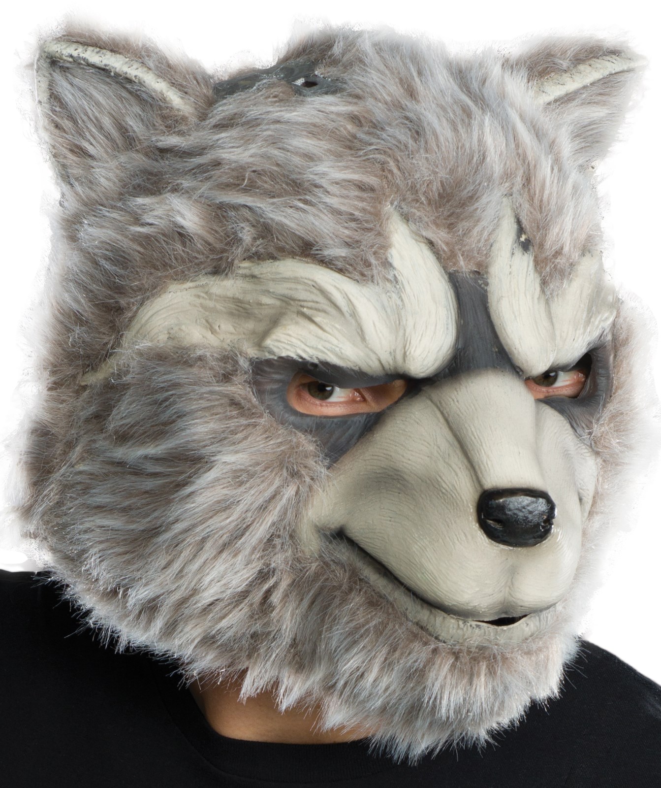 Guardians of the Galaxy: Adult Full Overhead Rocket Raccoon Latex Mask with Fur