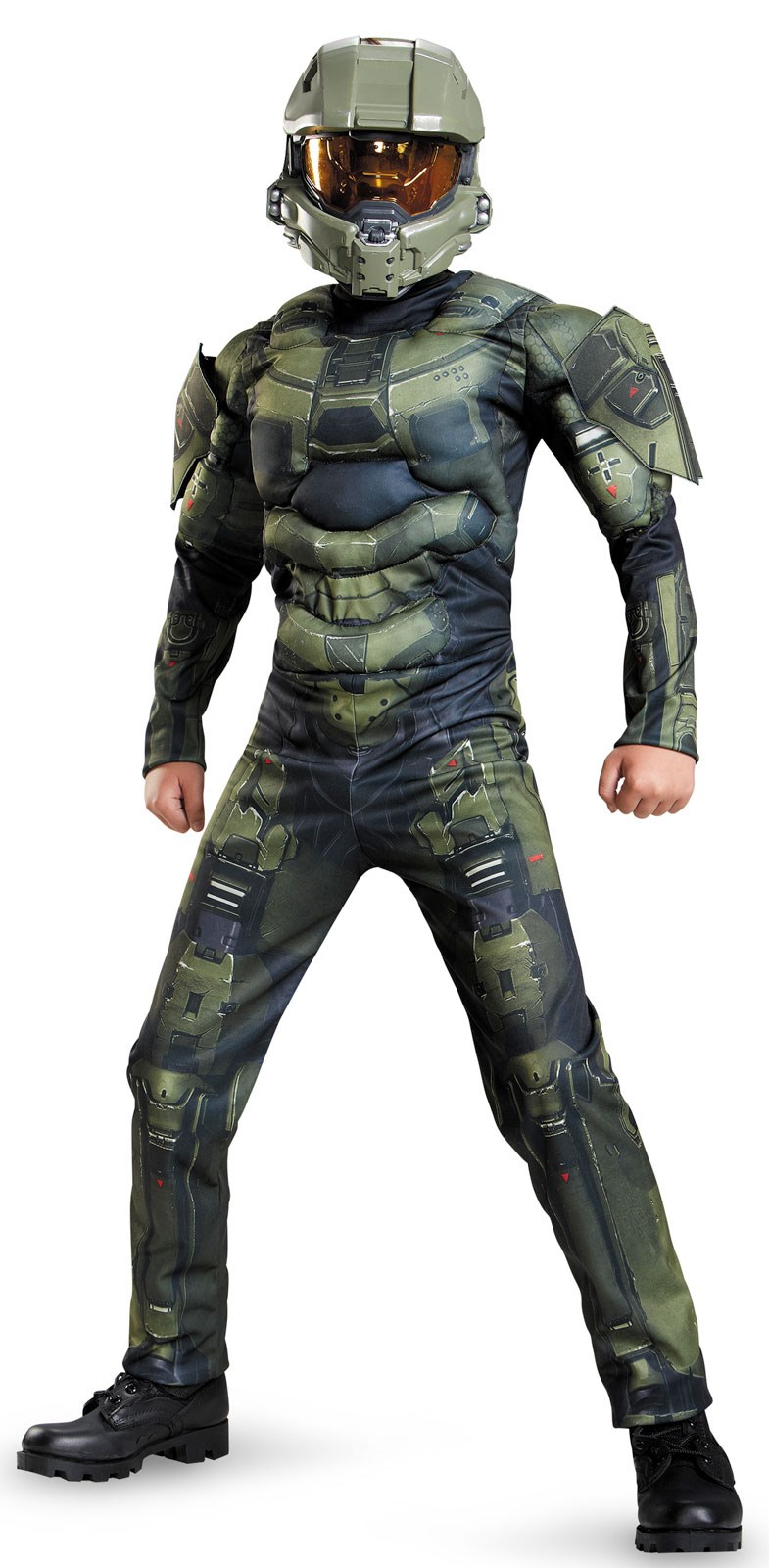Halo: Master Chief Muscle Costume For Kids