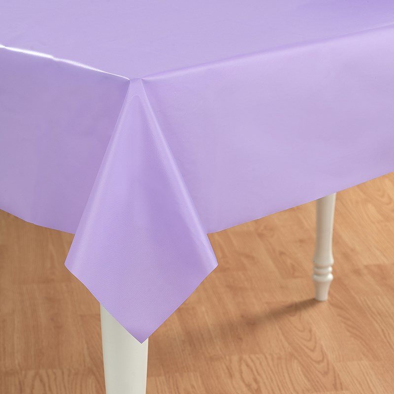 Luscious Lavender  Plastic Tablecover