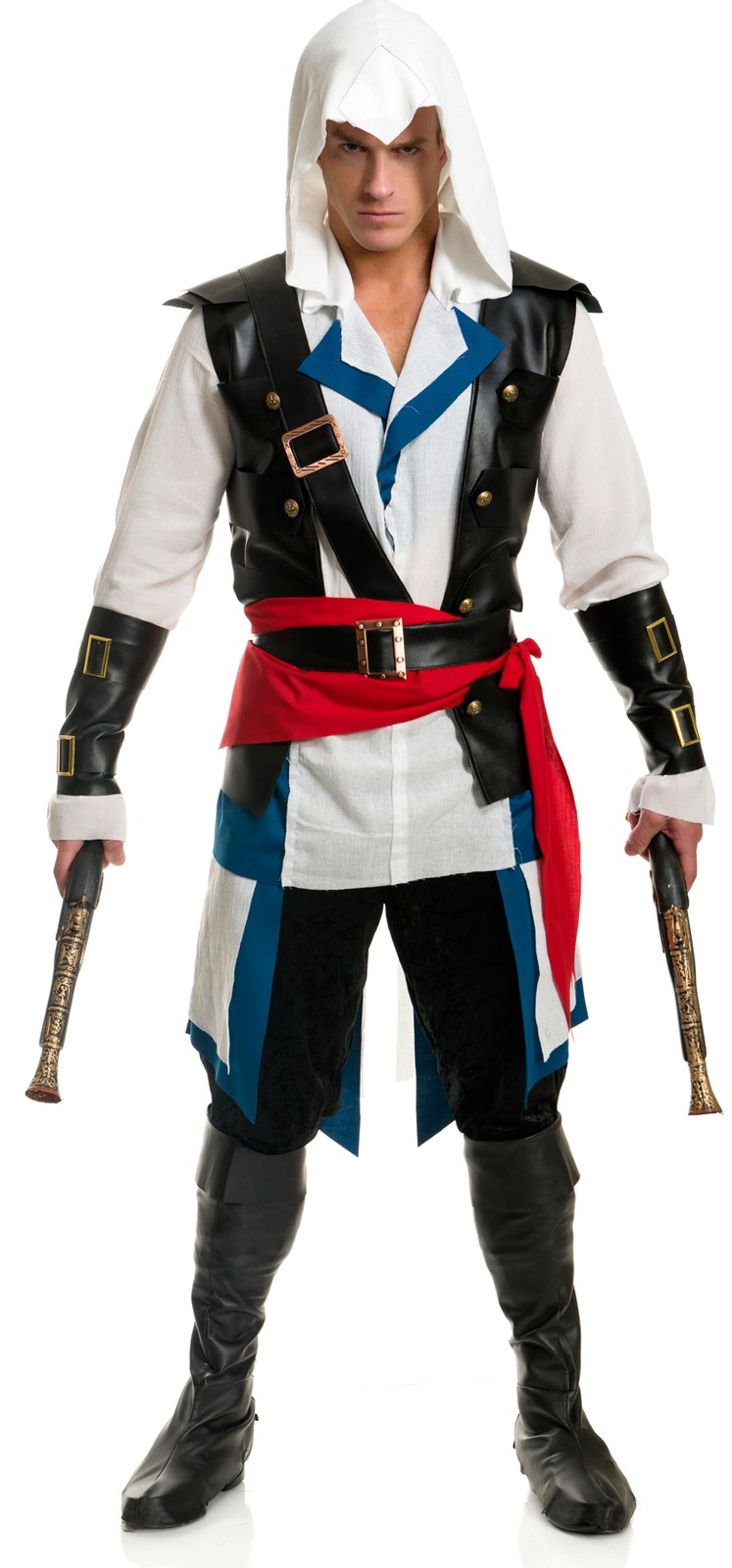Mens Cutthroat Assassin Pirate Costume For Adults