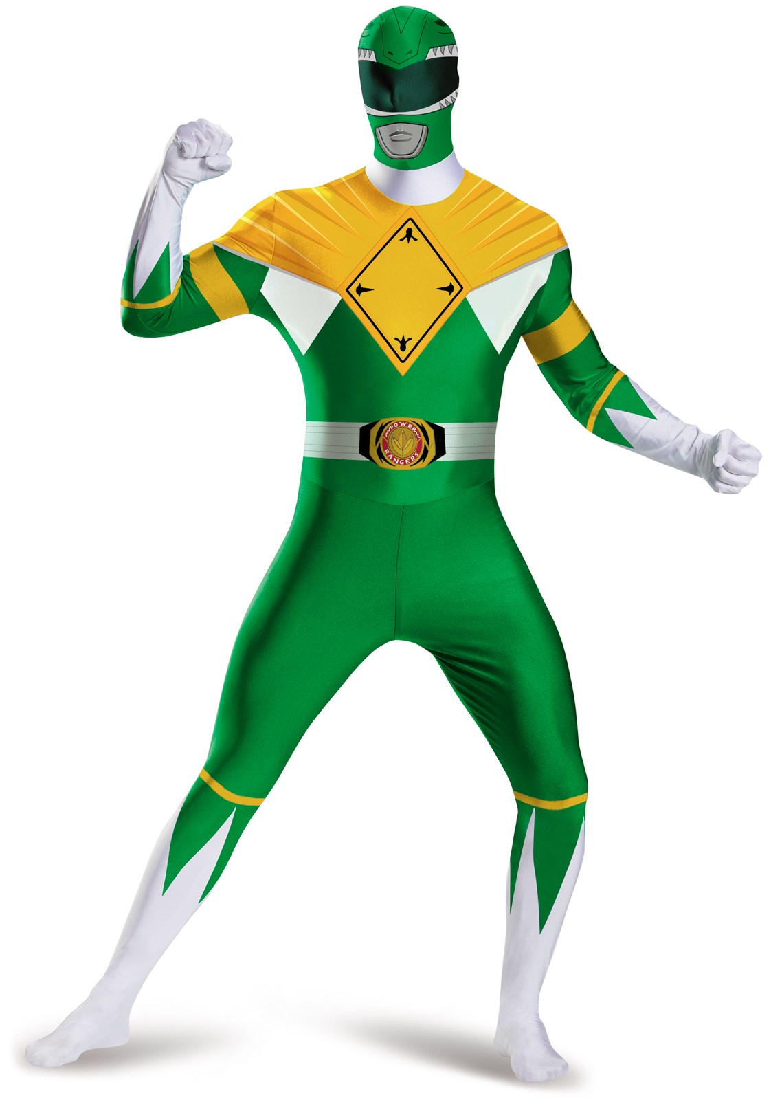 Mighty Morphin Power Rangers: Green Ranger Bodysuit Costume For Men