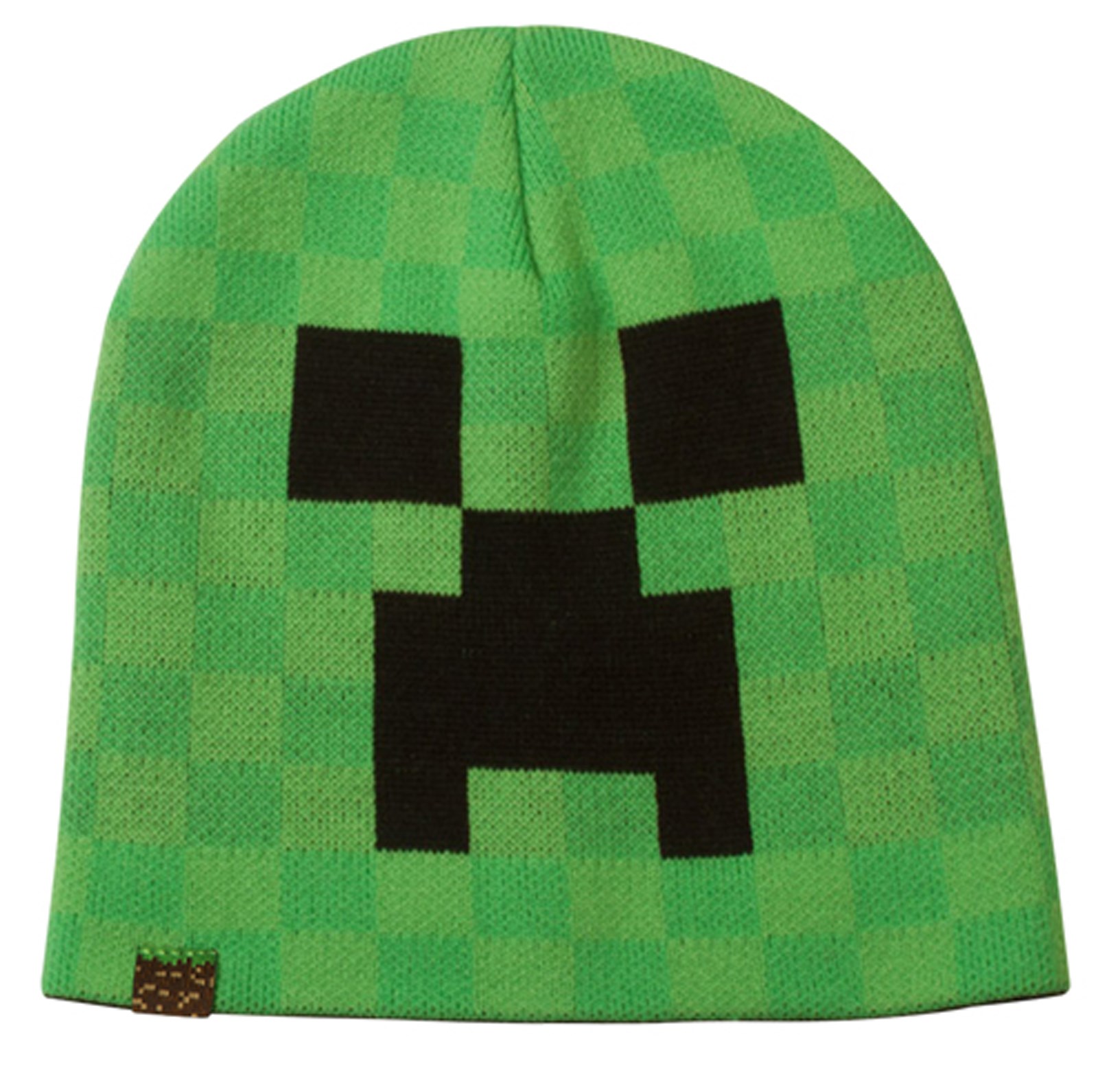 Minecraft Creeper Face Beanie Adult Hat