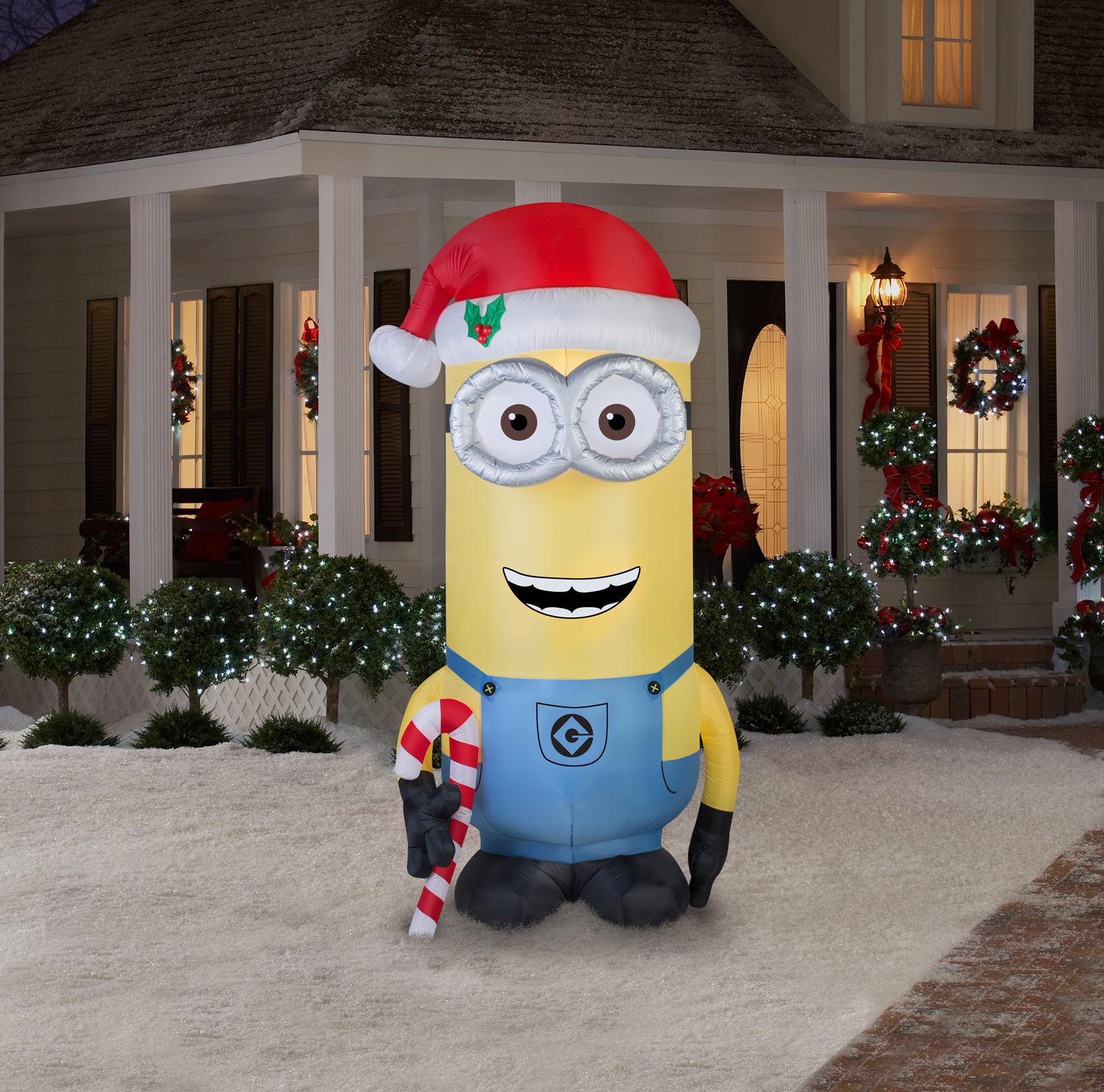 Minions Christmas Kevin 8 Foot Outdoor Airblown