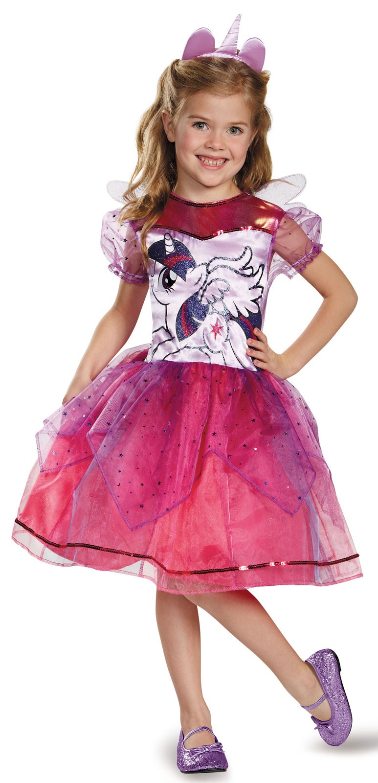 My Little Pony Girls Deluxe Twilight Sparkle Toddler Costume
