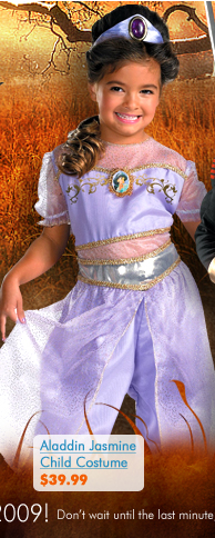 Aladdin Jasmine Child Costume