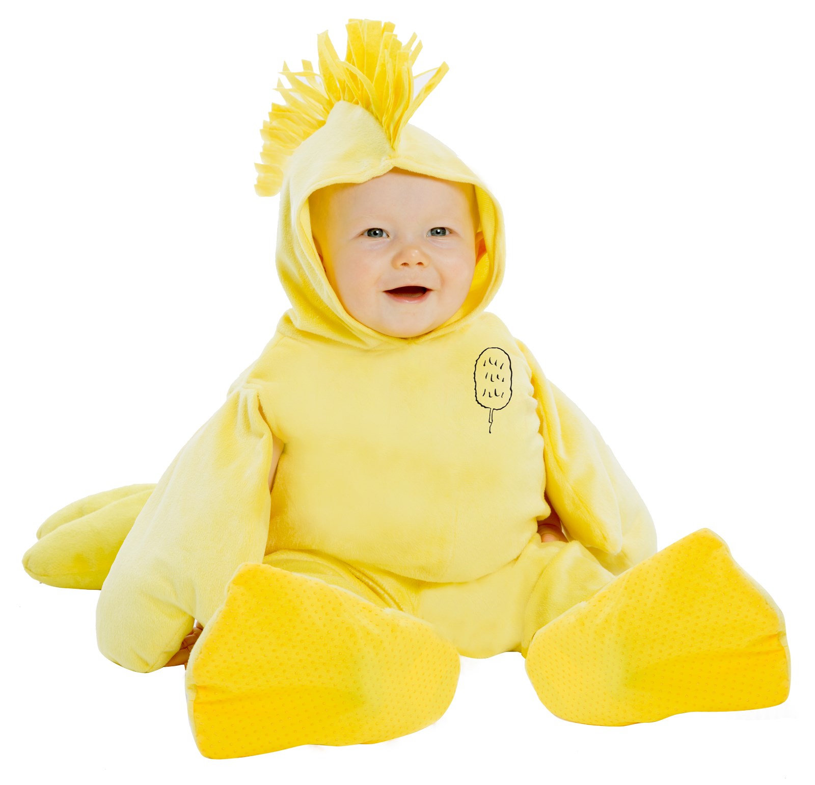Peanuts: Plush Woodstock Jumpsuit Costume for Toddlers