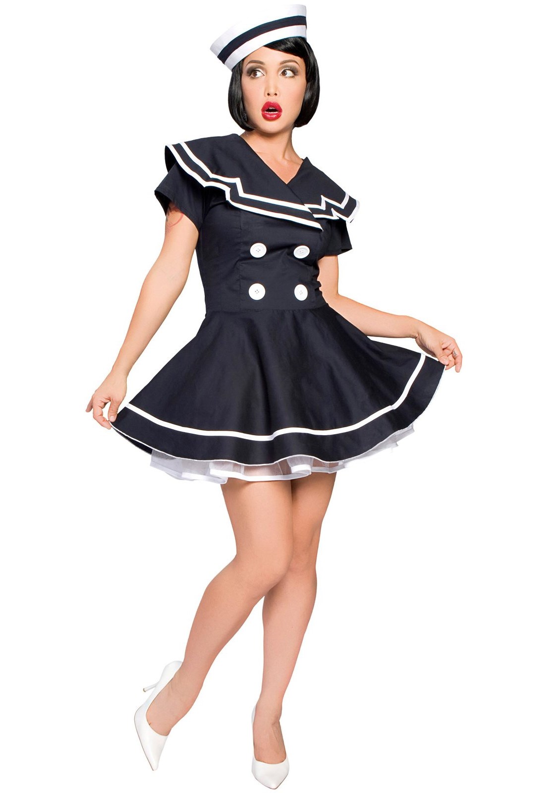 Pin Up Captain Adult Costume