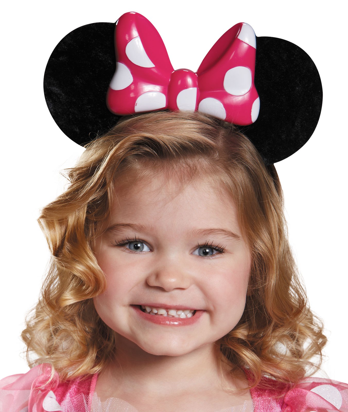 Pink Minnie Mouse Light Up Ears Headband For Kids