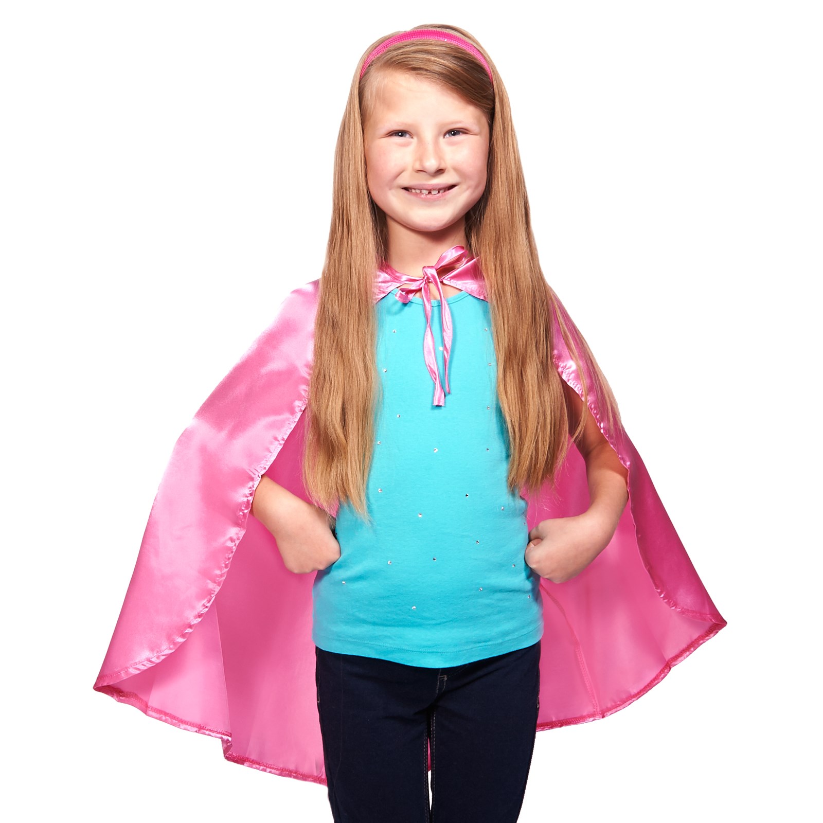 Pink Solid Cape
