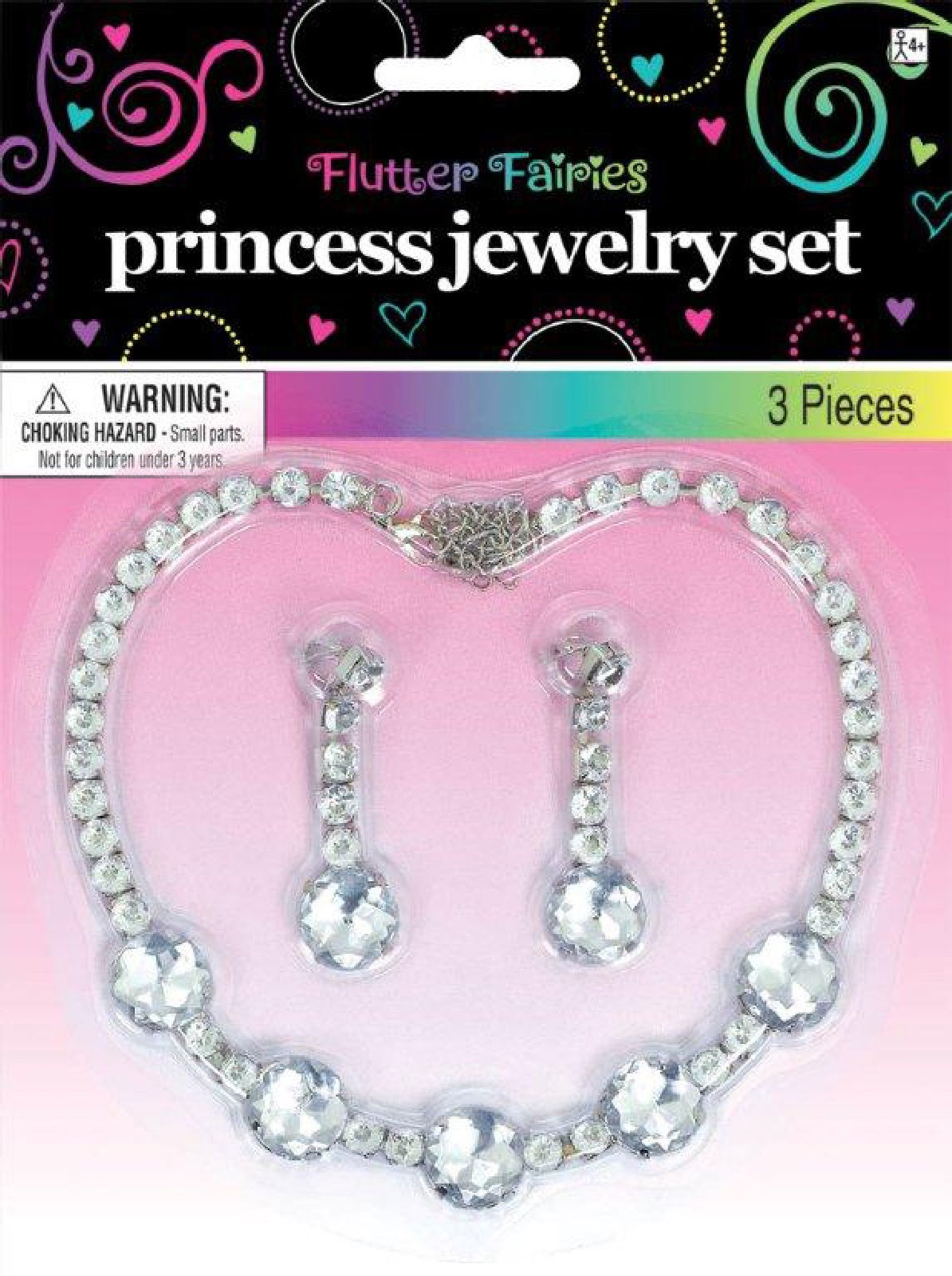 Rhinestone Jewelry Set For Girls