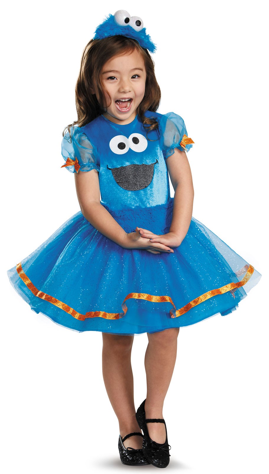 Sesame Street Deluxe Cookie Monster Toddler Tutu Costume