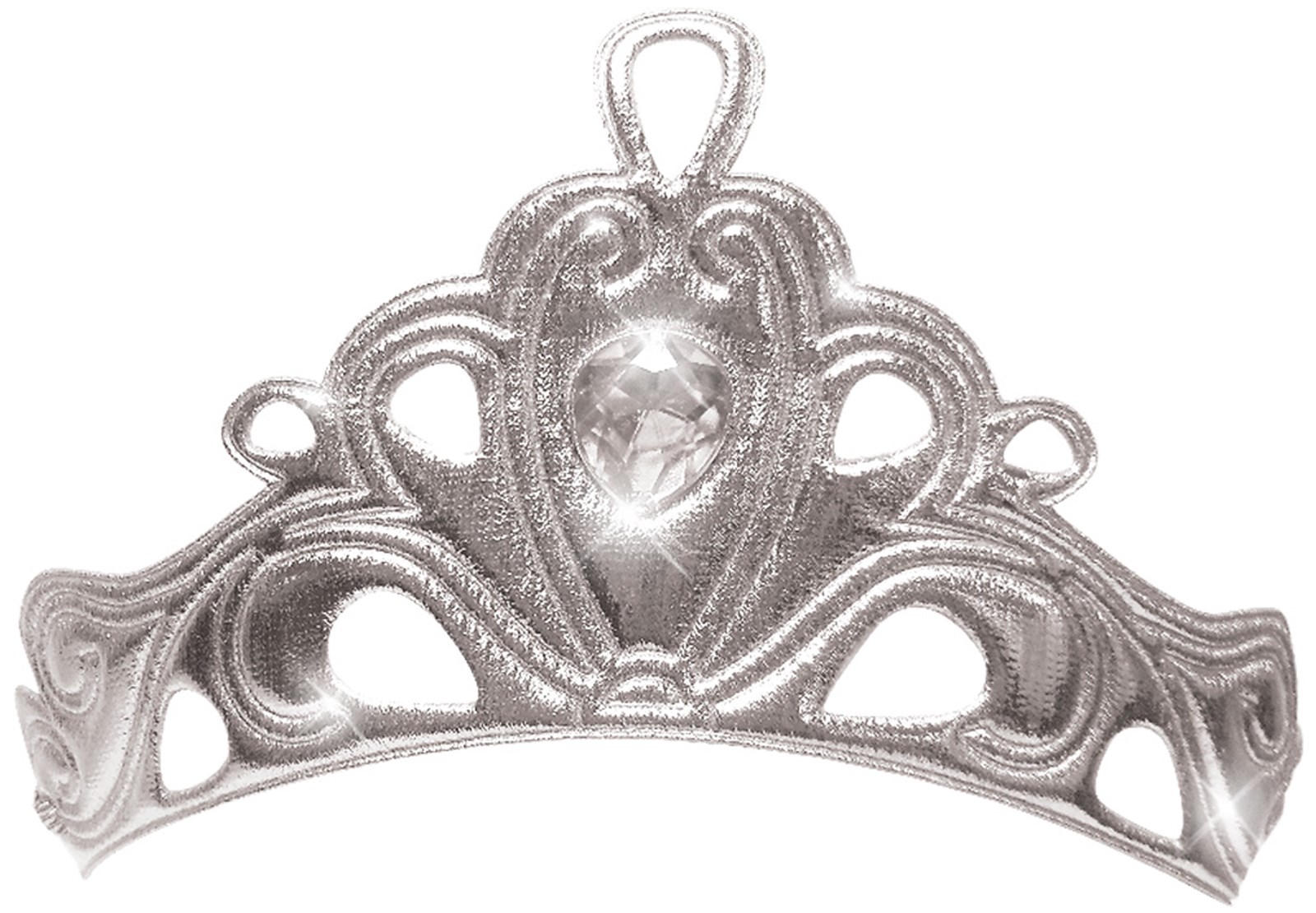 Silver Diva Crown For Girls