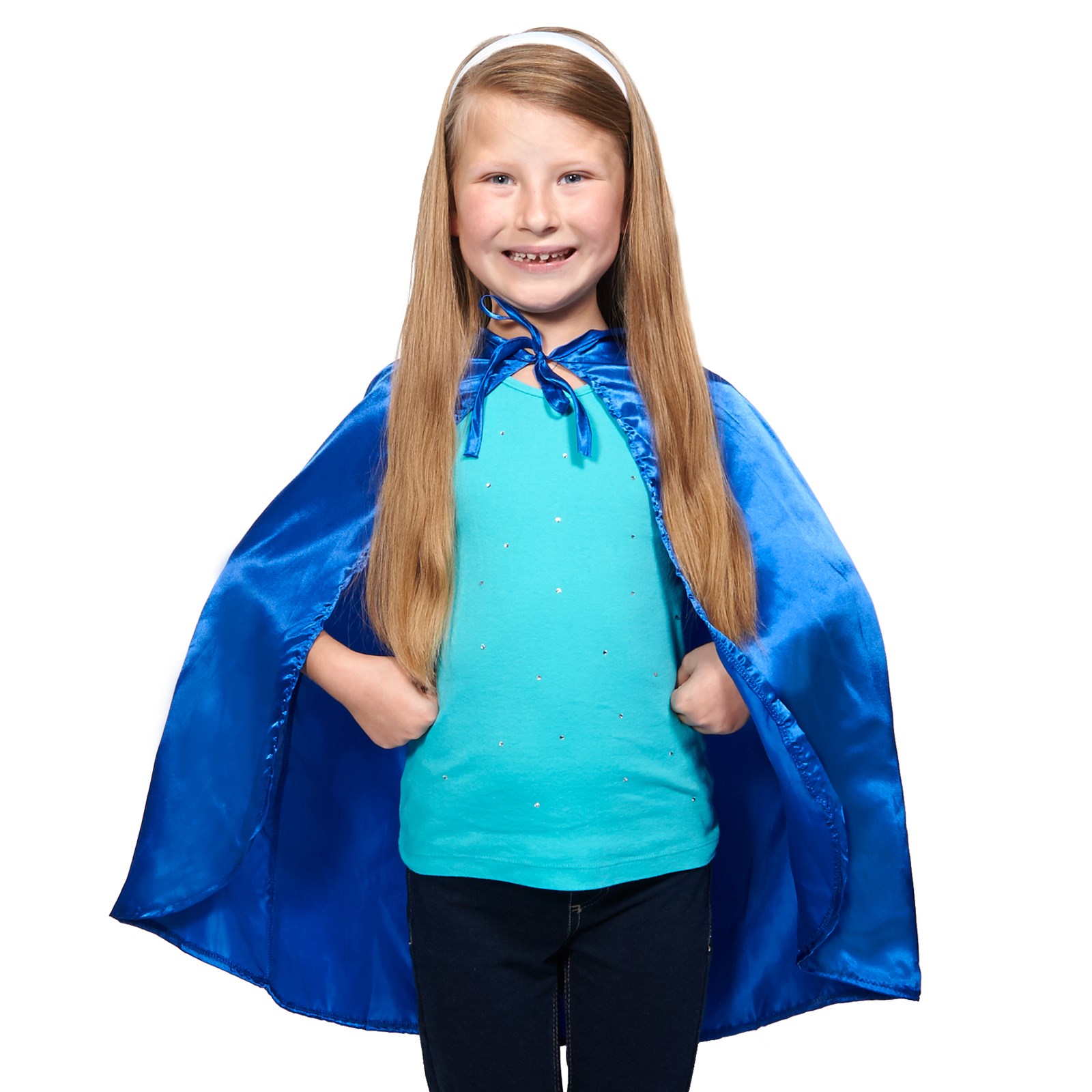 Solid Blue Cape
