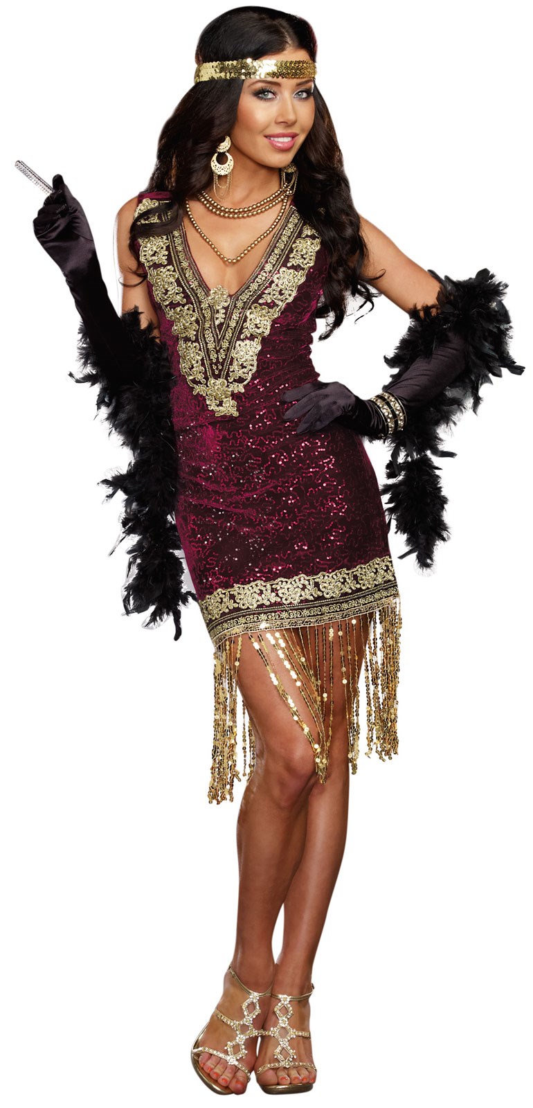 Sophisticated Lady Flapper Womens Costume