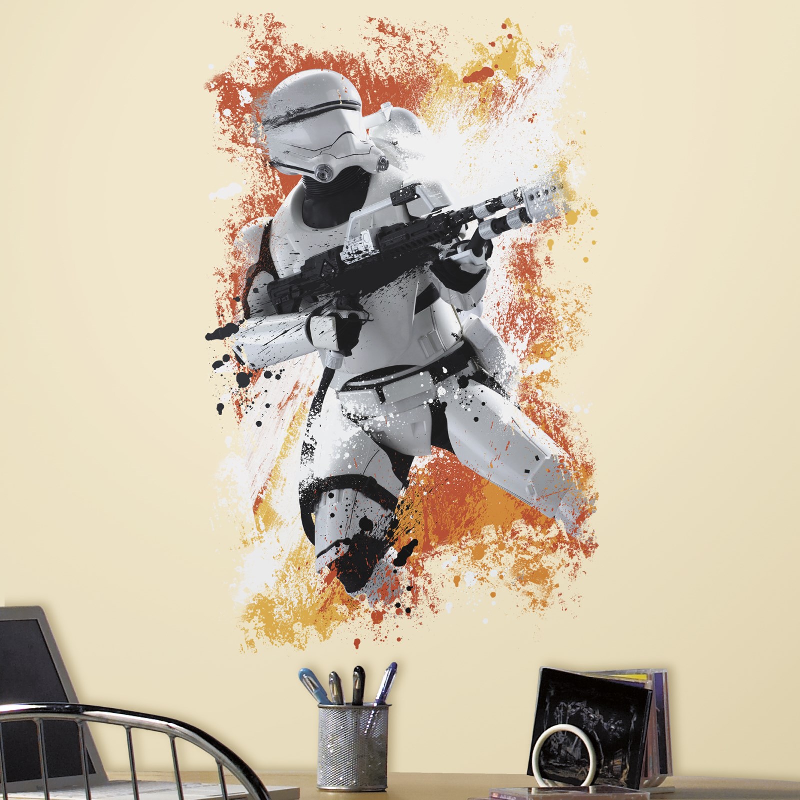 Star Wars 7 Flametrooper Peel and Stick Wall Decal