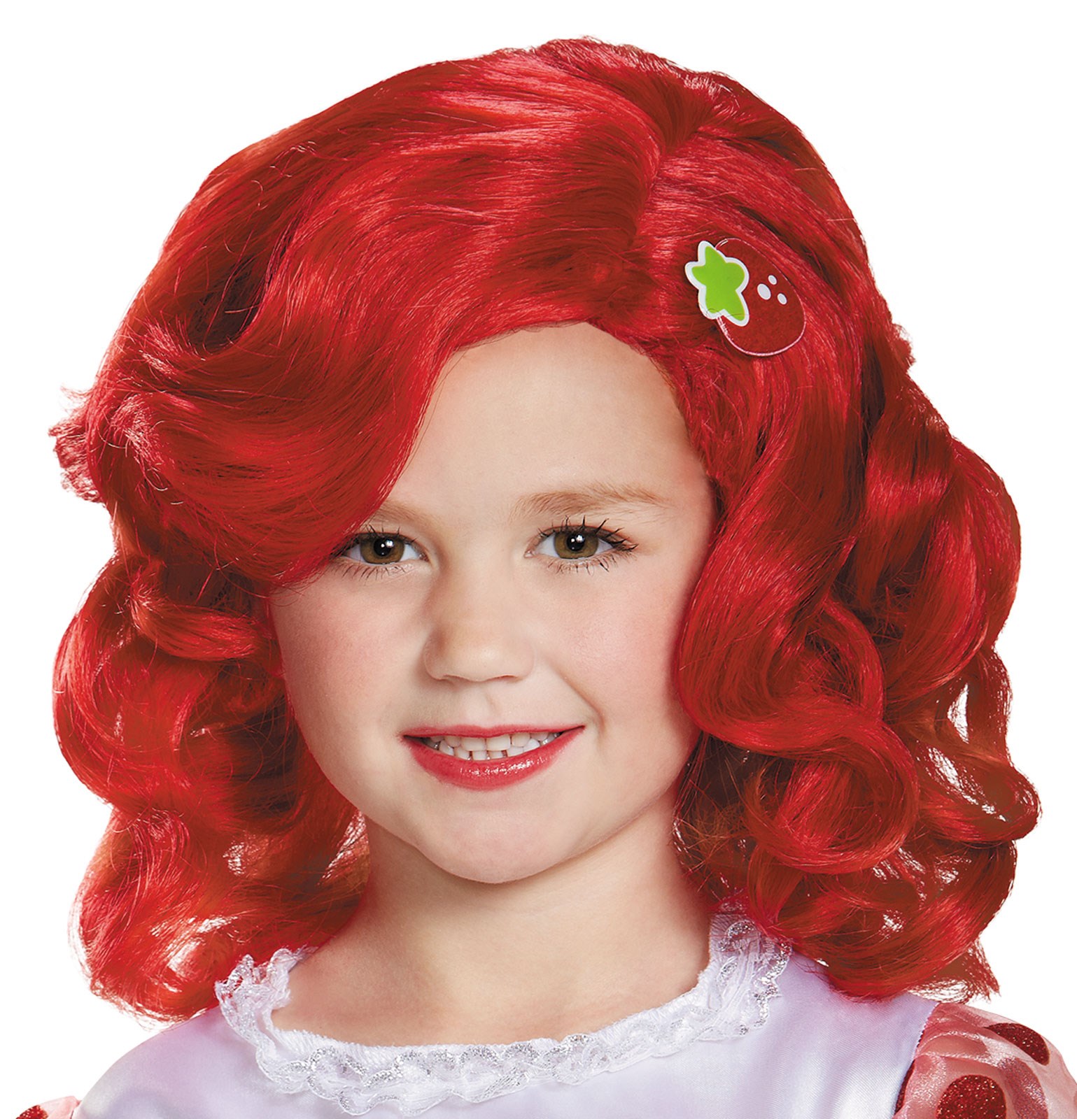 Strawberry Shortcake Deluxe Wig For Girls