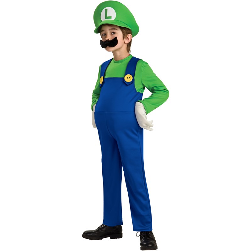Super Mario Bros.   Luigi Deluxe Toddler  and  Child Costume for the 2022 Costume season.