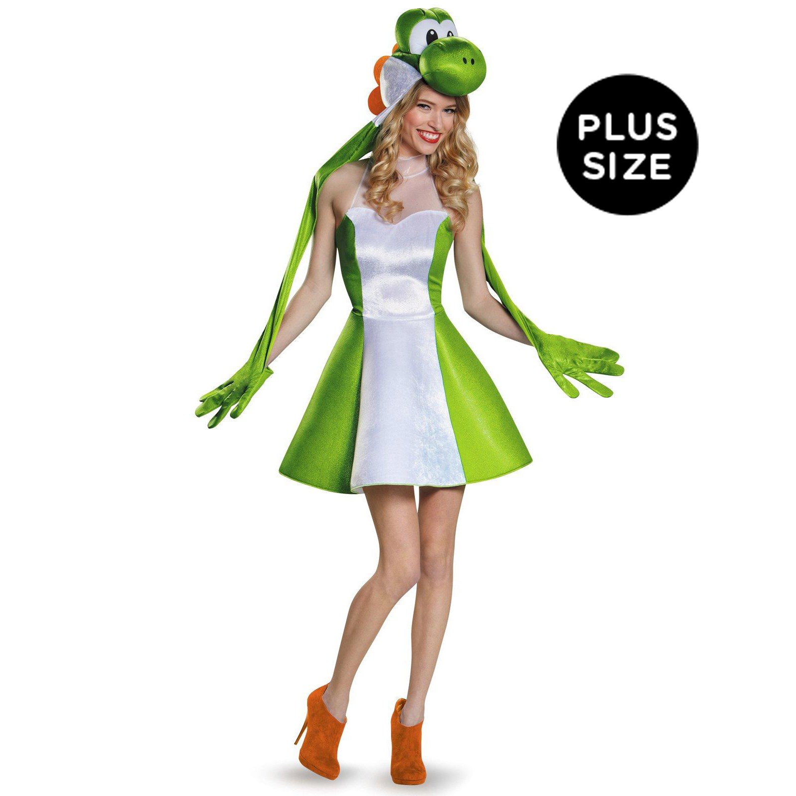 Super Mario Bros: Plus Size Womens Yoshi Costume For Adults