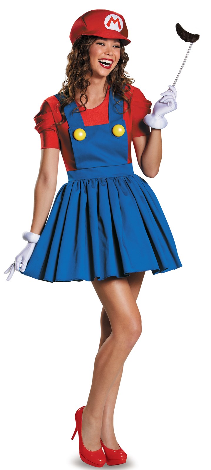 Super Mario: Mario w/Skirt Costume For Women