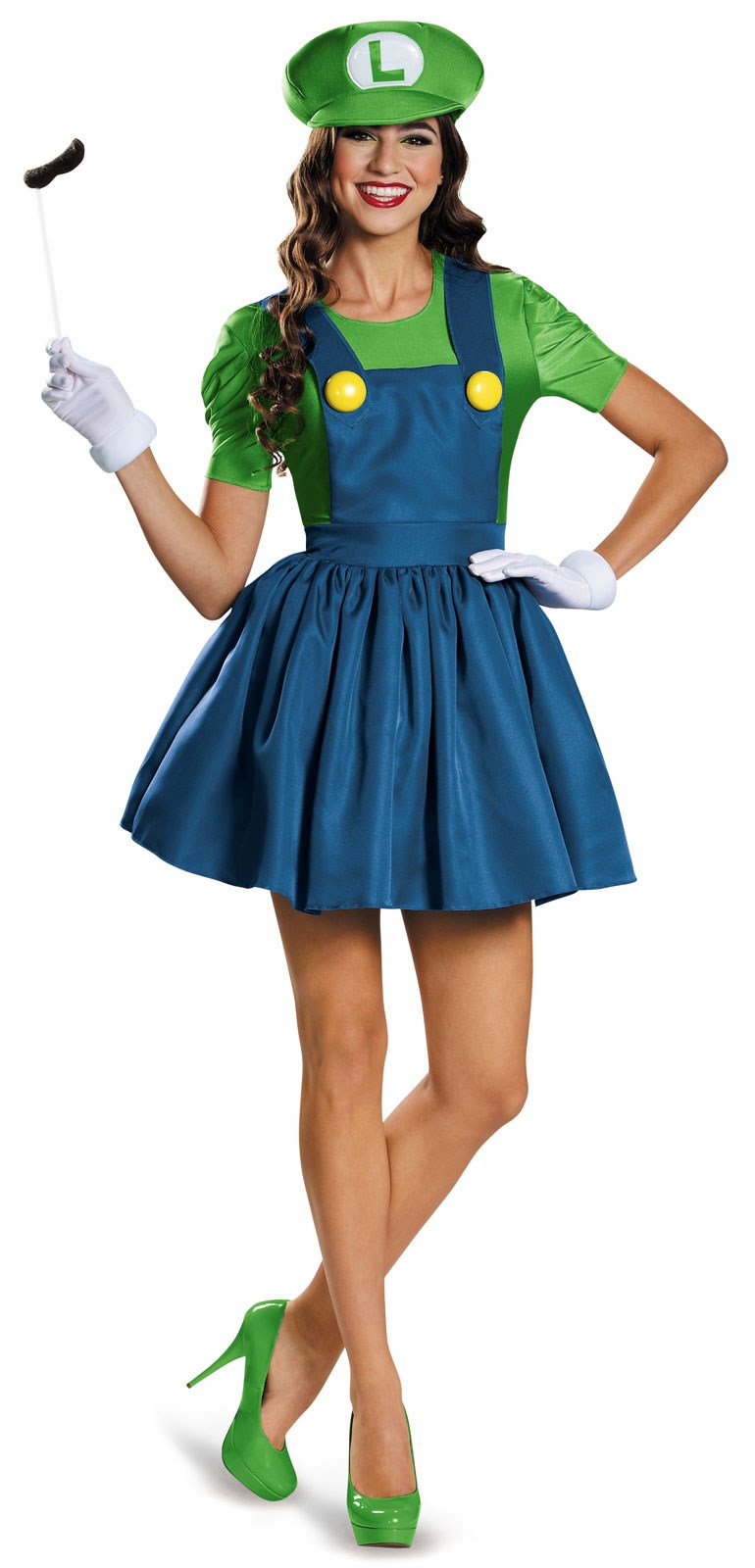Super Mario: Tween Luigi w/Skirt Costume