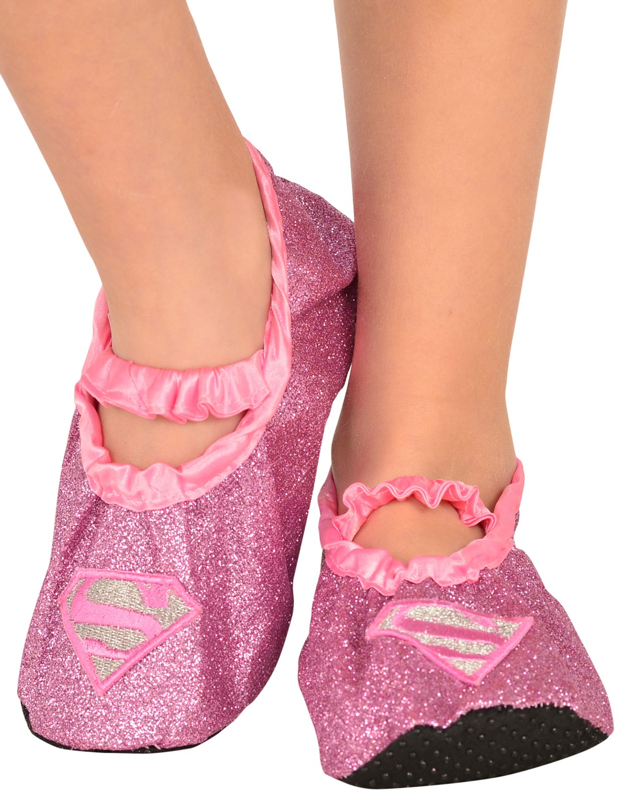 Supergirl – Classic Glitter Child Slipper Shoes