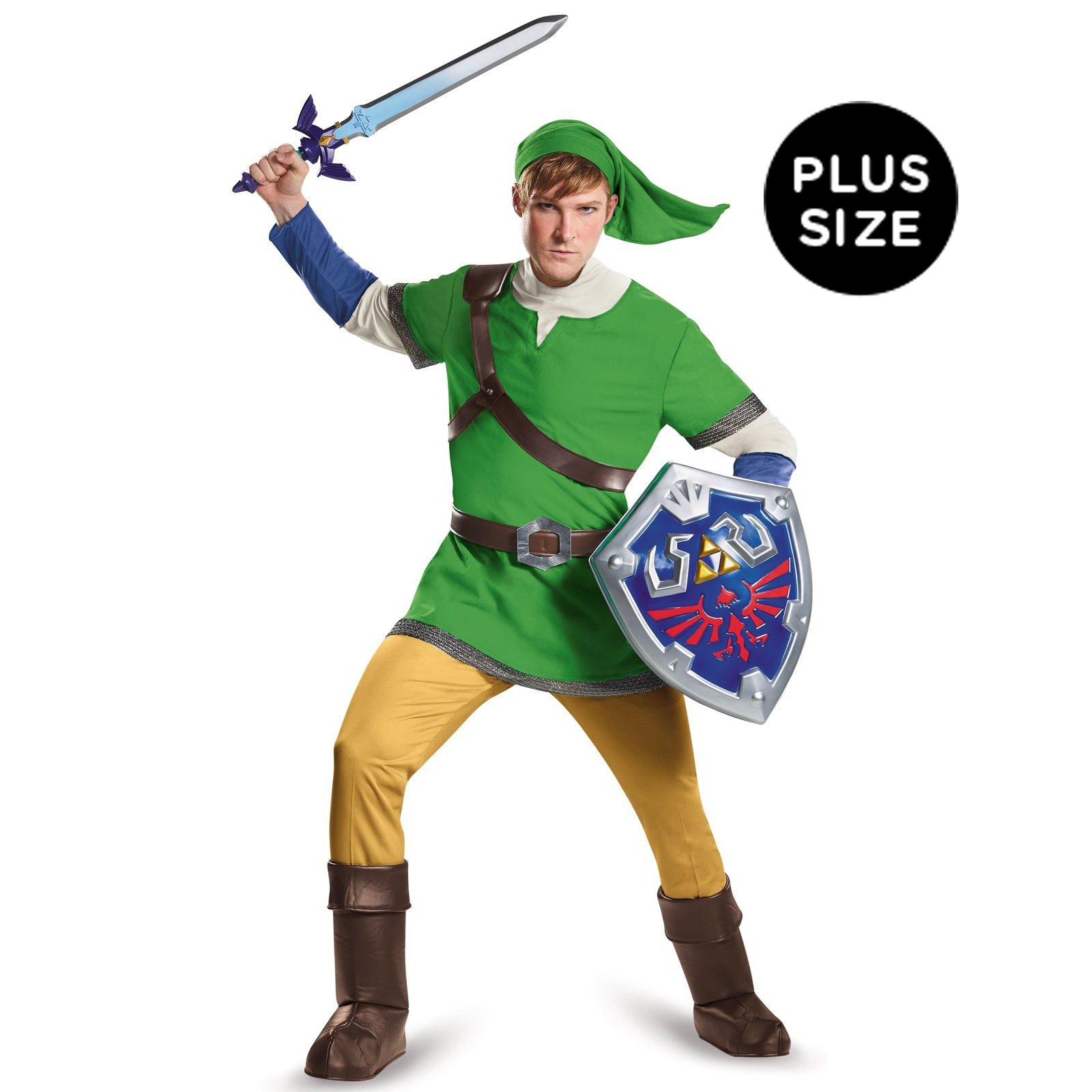 The Legend of Zelda: Plus Size Deluxe Link Costume For Adults
