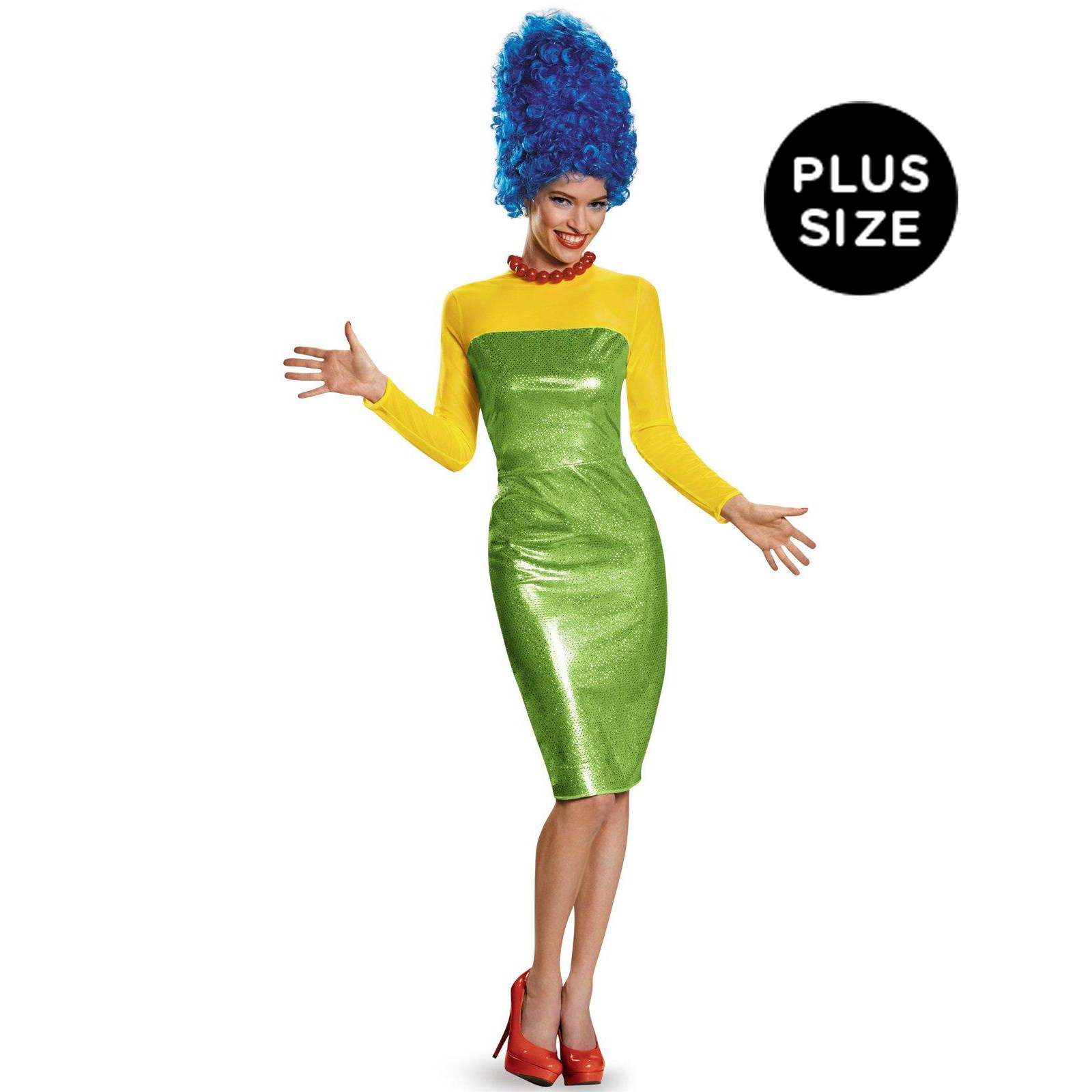 The Simpsons: Deluxe Plus Size Marge Costume For Women