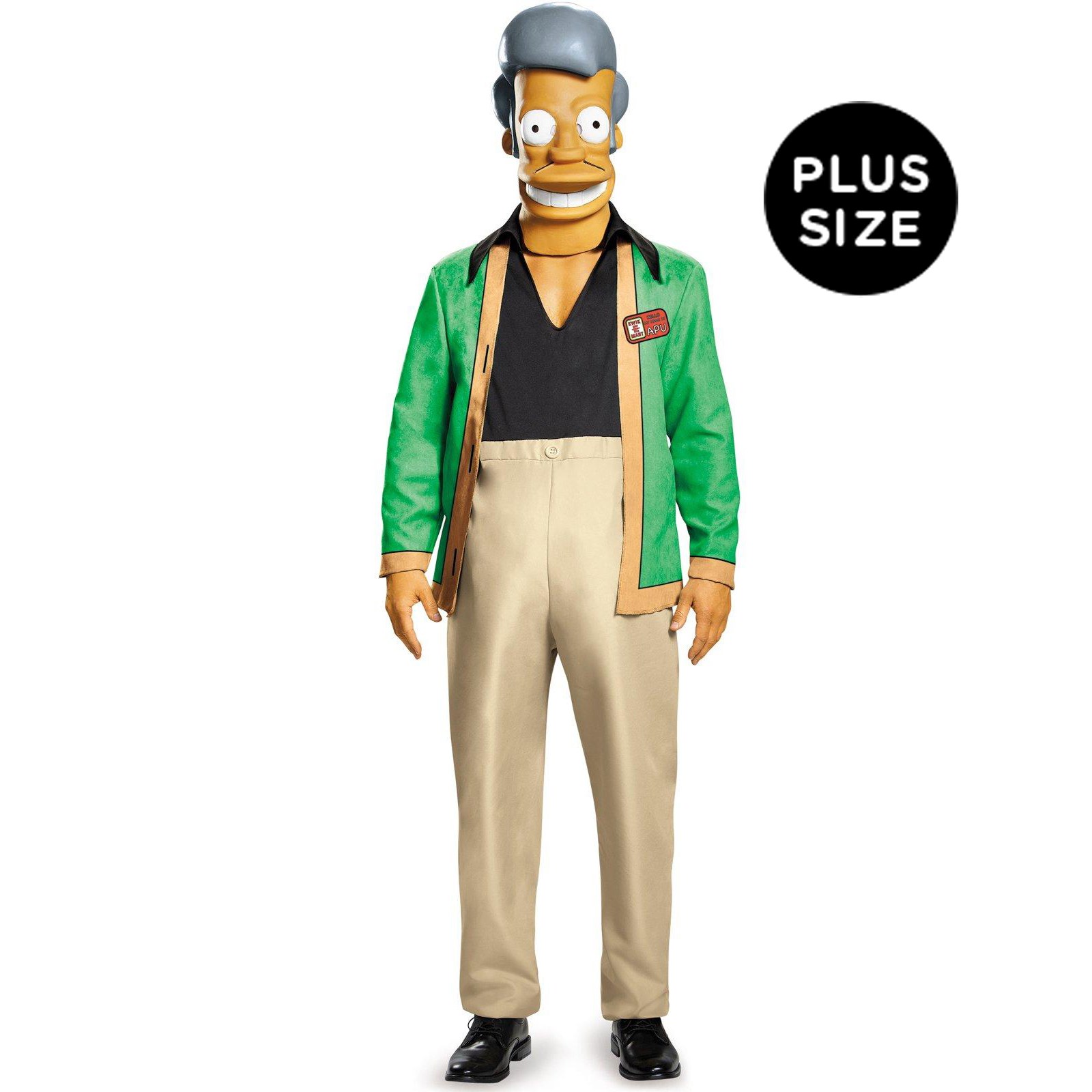 The Simpsons: Plus Deluxe Adult Apu Kwik E Mart Costume
