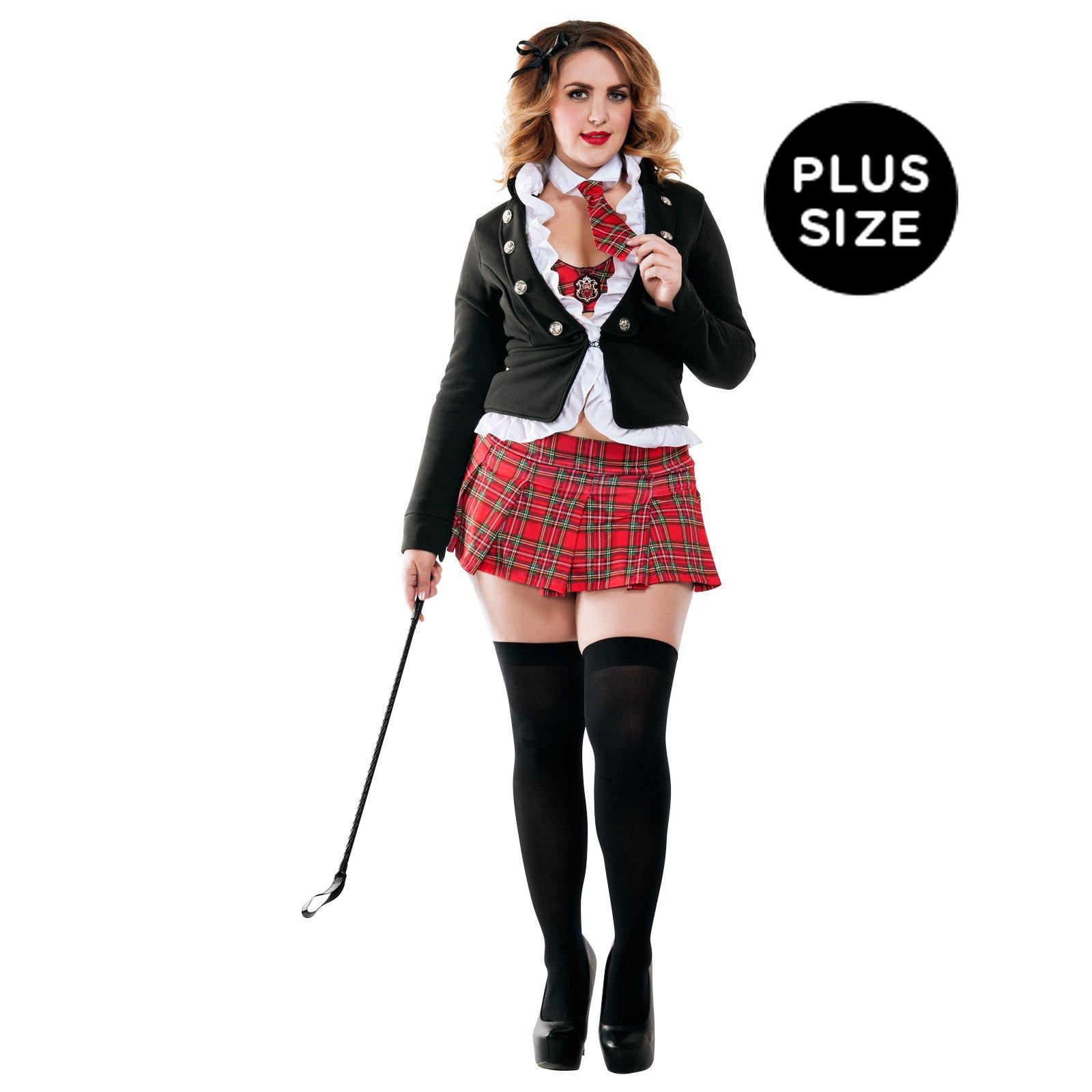 Uptown School Girl Costume for Plus Size Women