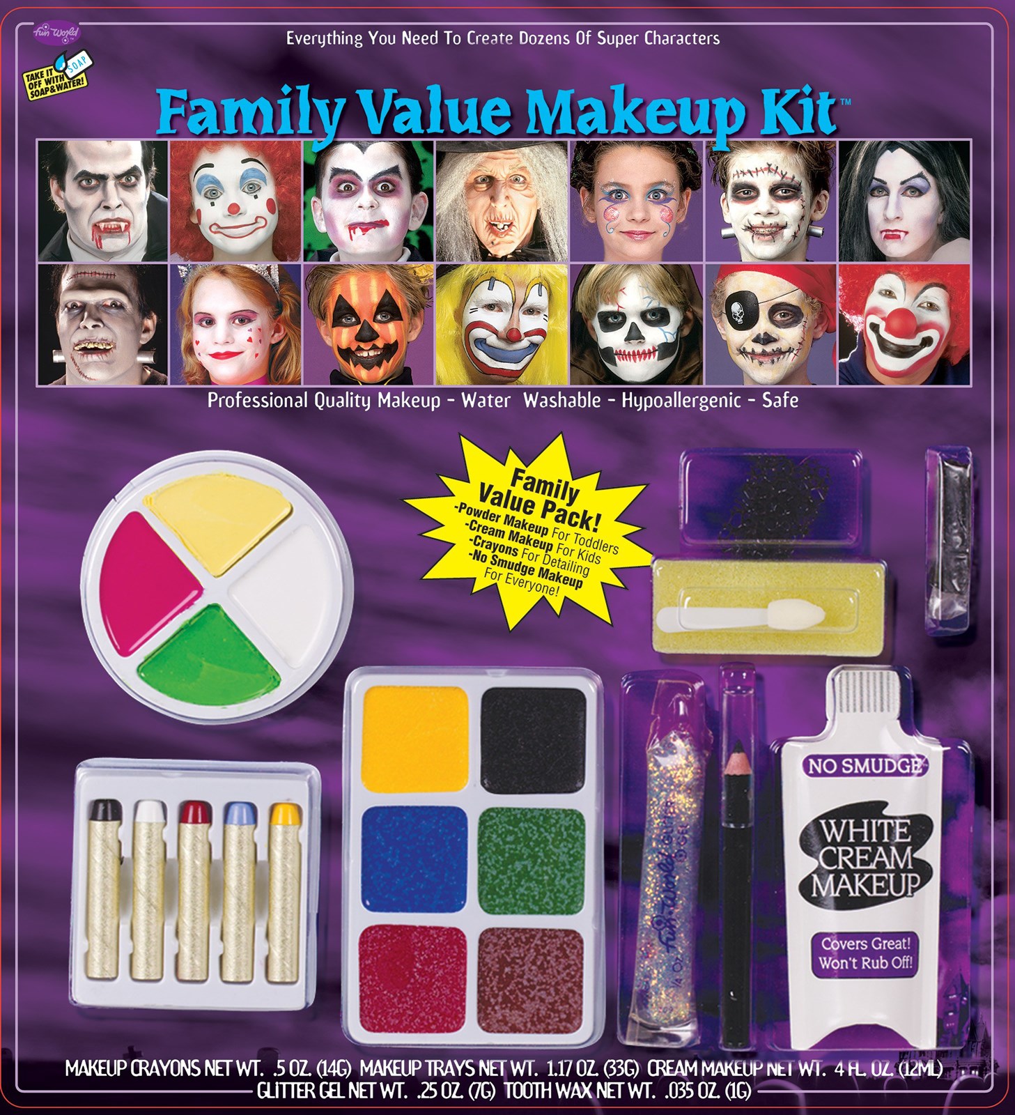 Value Horror Makeup Kit