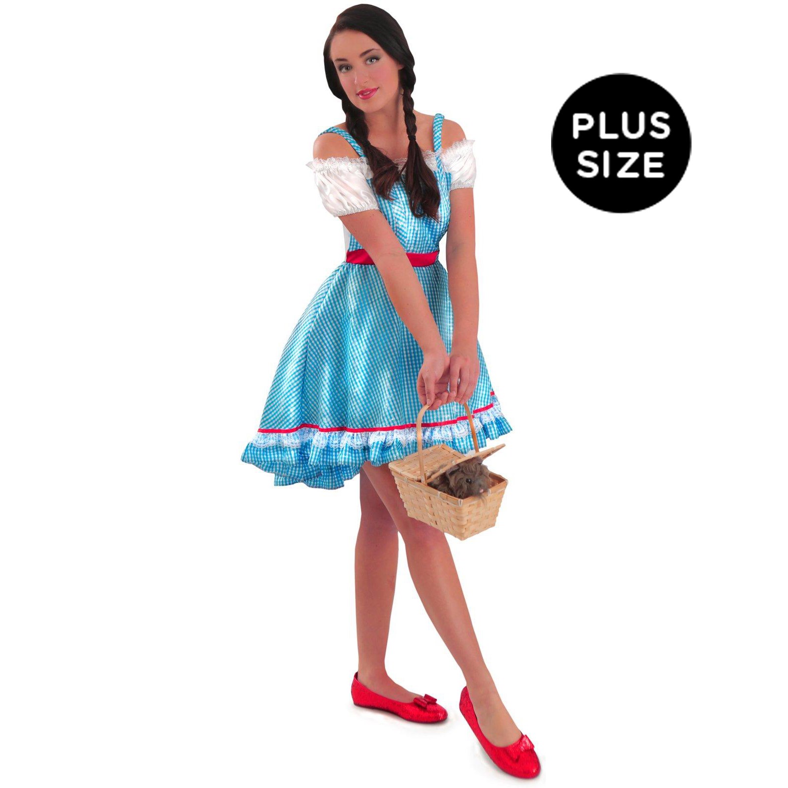 Wizard of Oz Dorothy Costume - Adult Plus