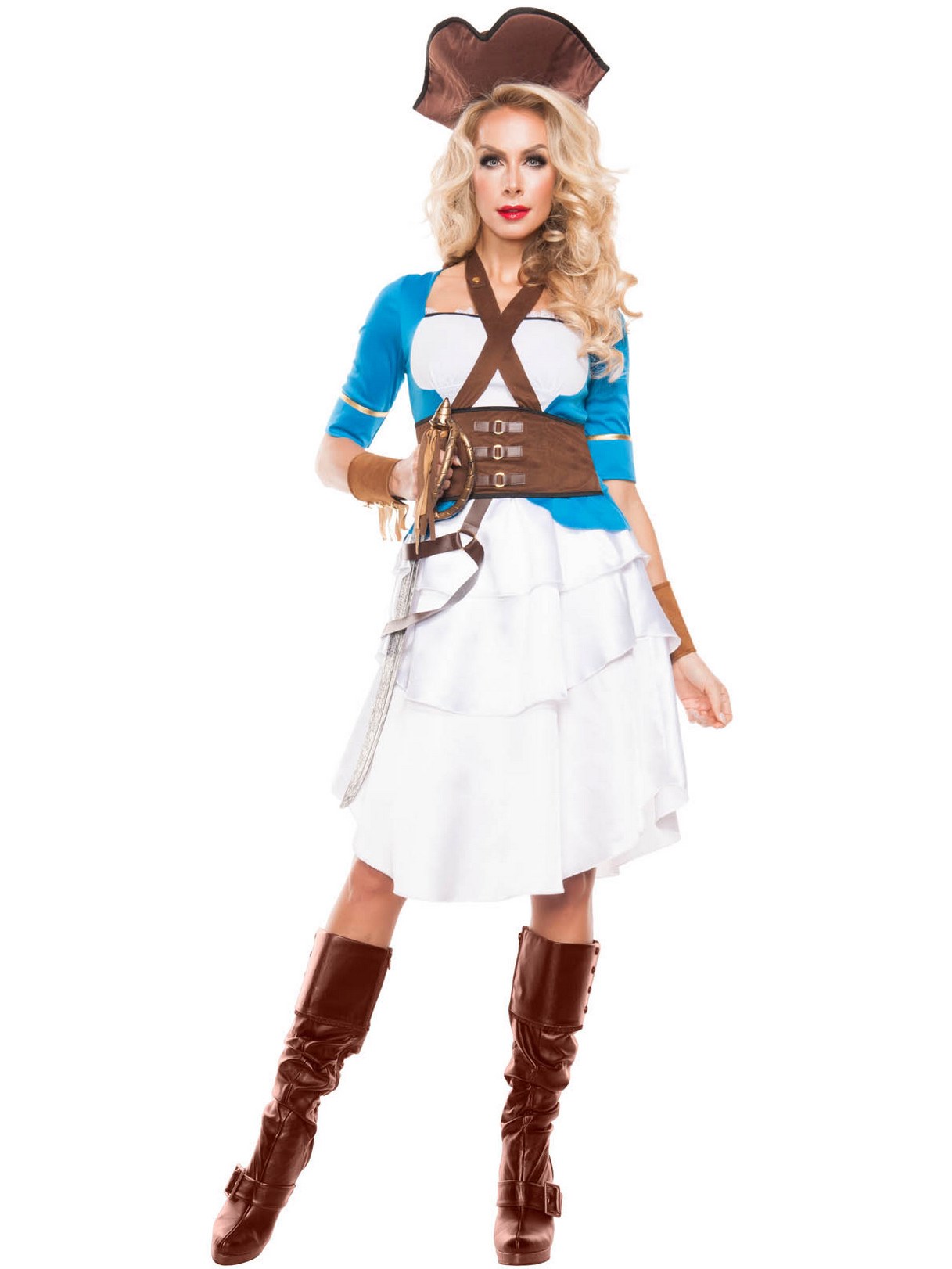 Womens Colonial Pirate Costume