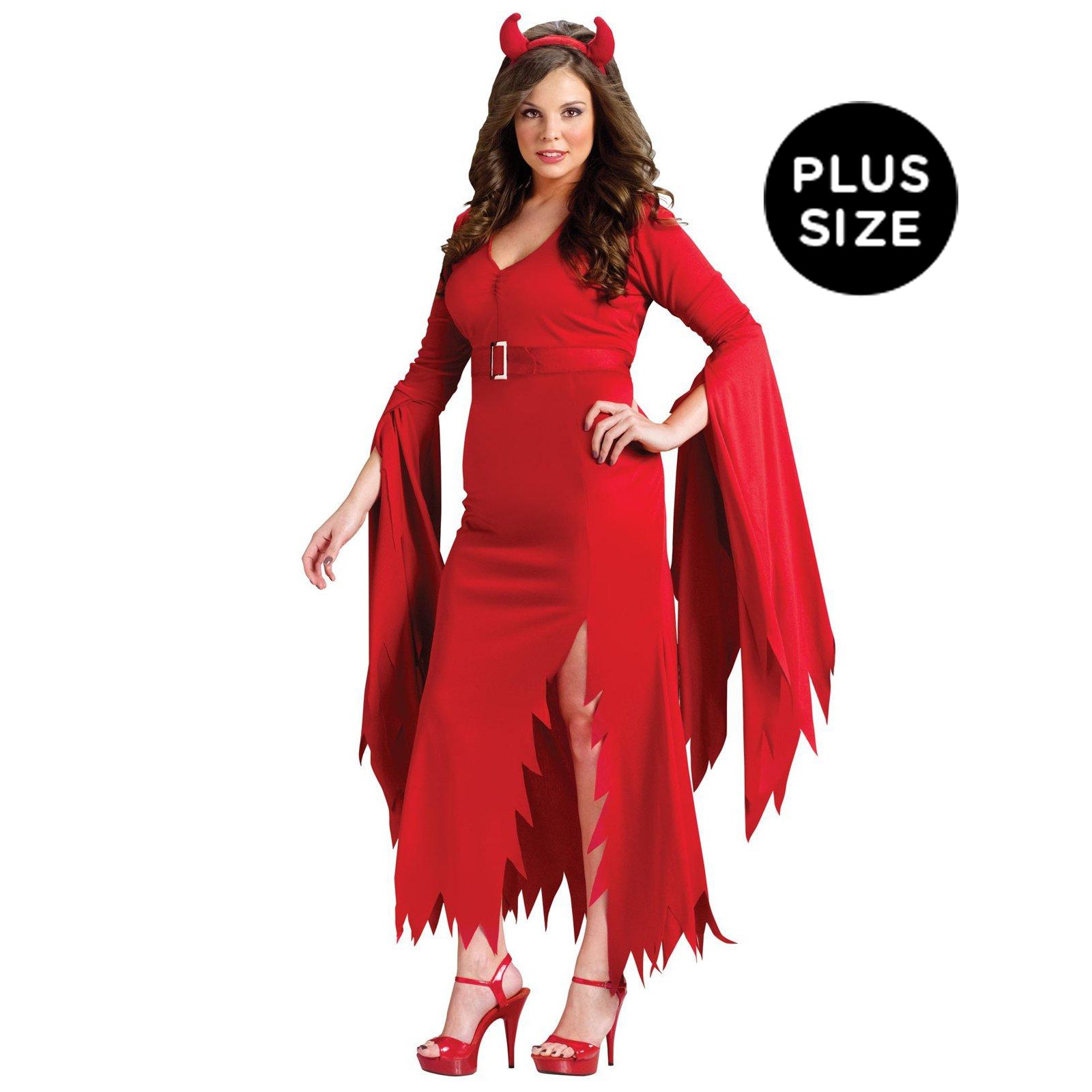 Womens Gothic Devil Plus Size Costume