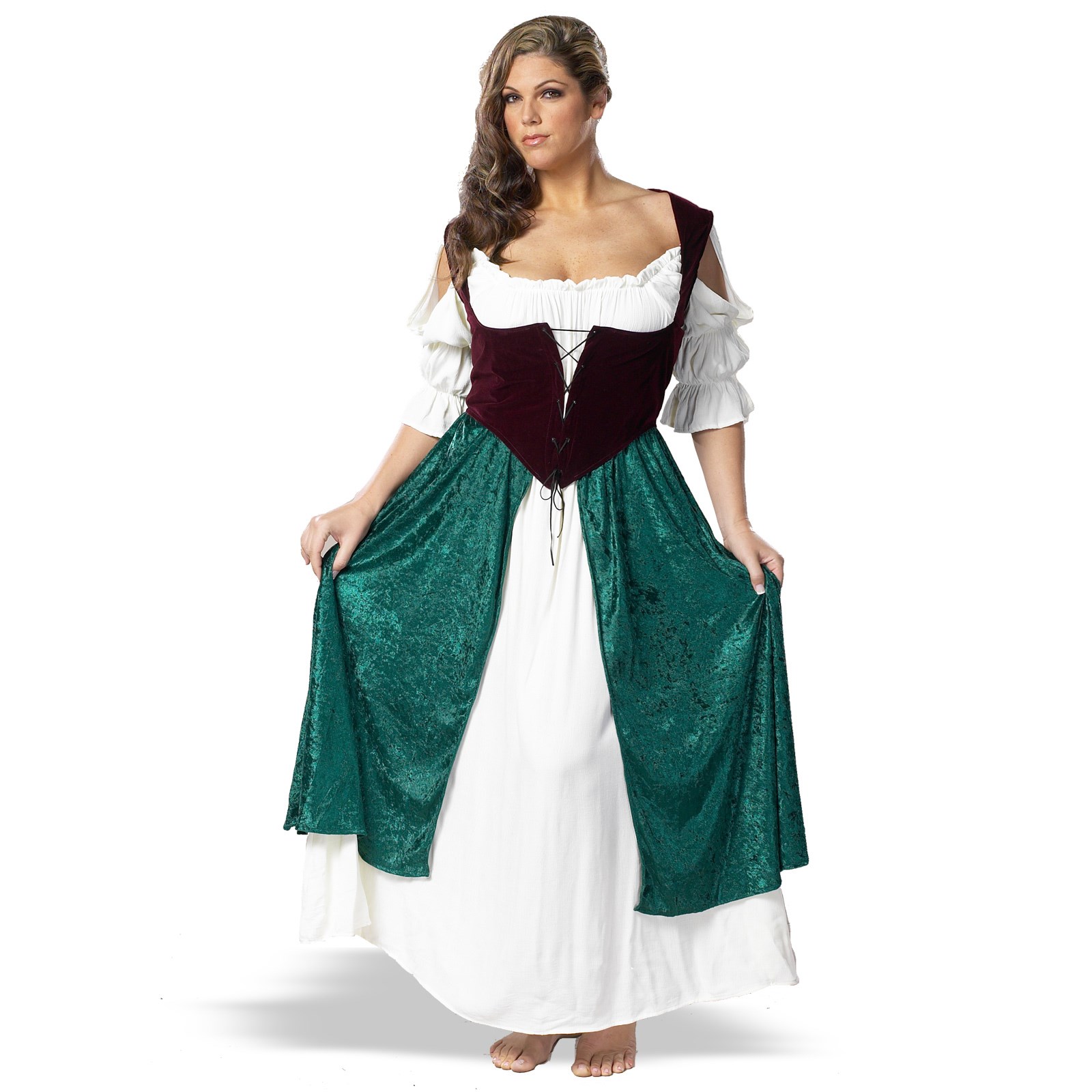 Plus Size Renaissance Costumes: Esmerelda, the Village Wench Plus Size Costumes