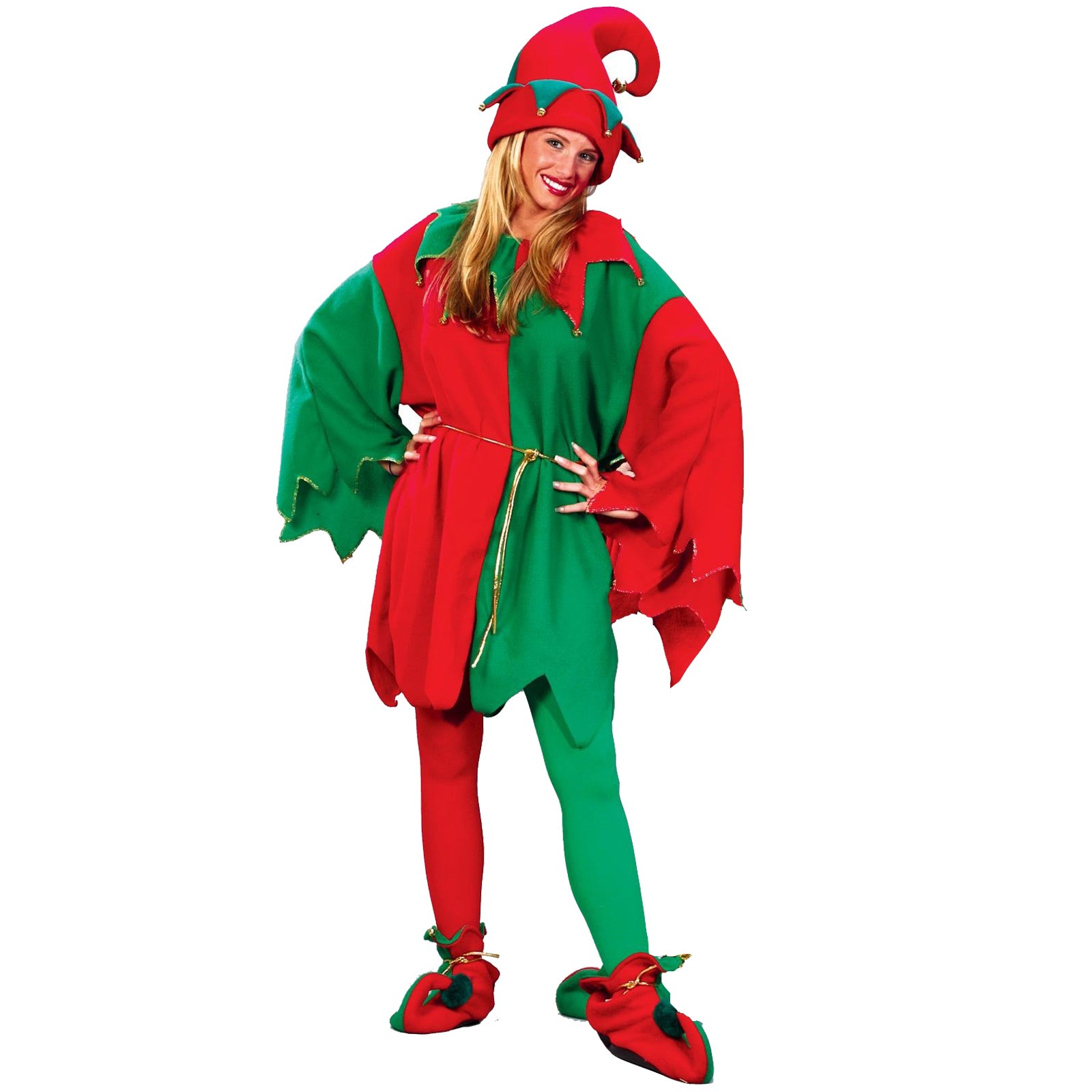 Elf Tunic/Hat/Shoe Set Adult | BuyCostumes.com