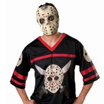 Friday the 13th Jason Hockey Jersey with Mask Adult Costume 21119 