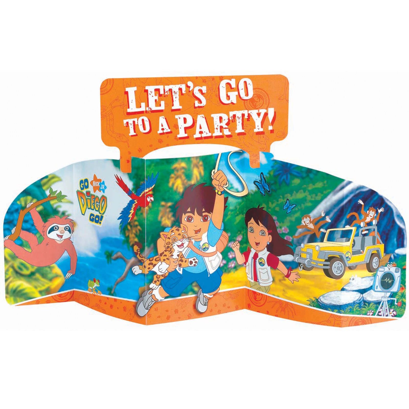 Go Diego Go Stand-up Centerpieces